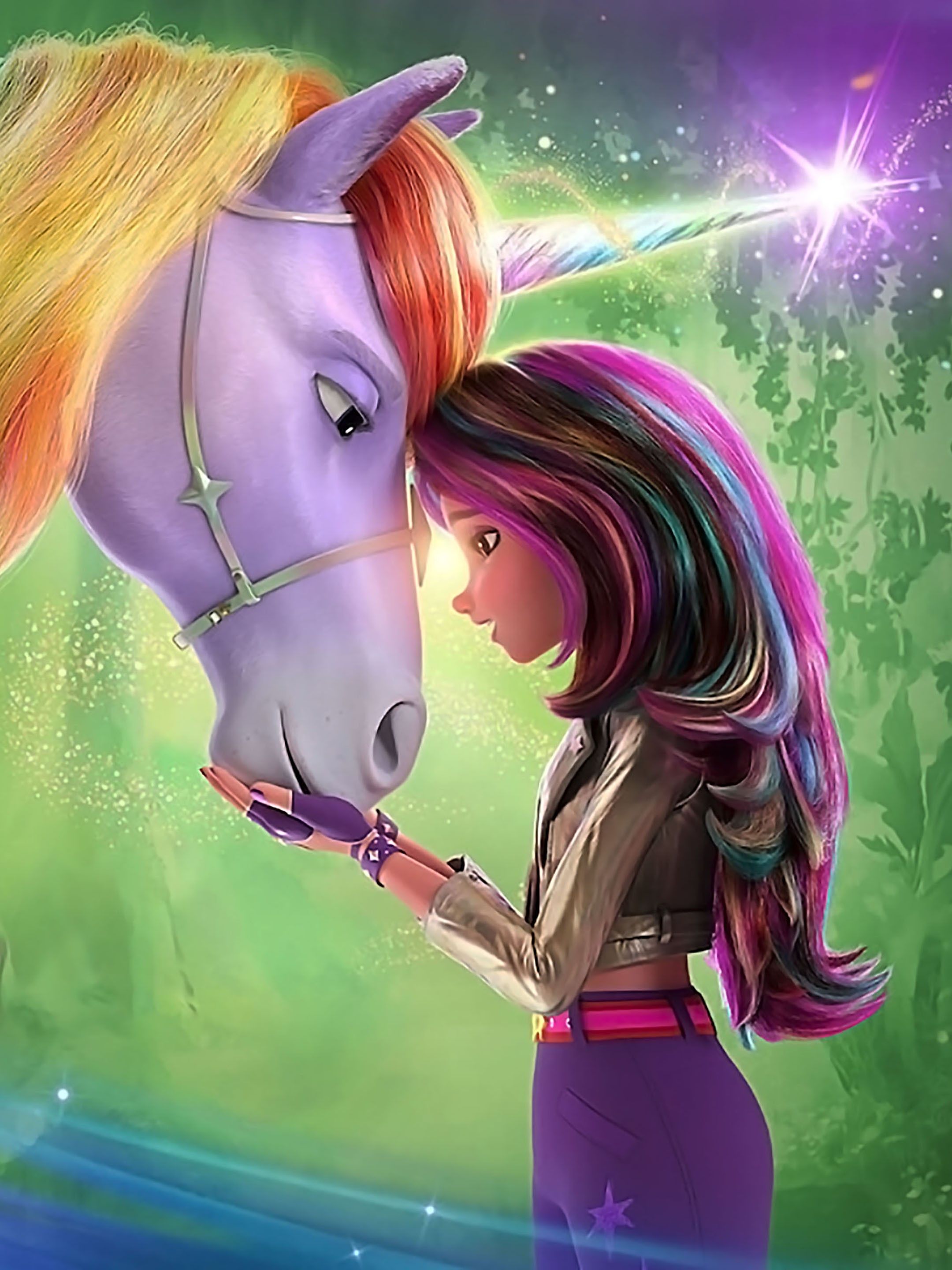2160x2880 Unicorn Academy Wallpaper