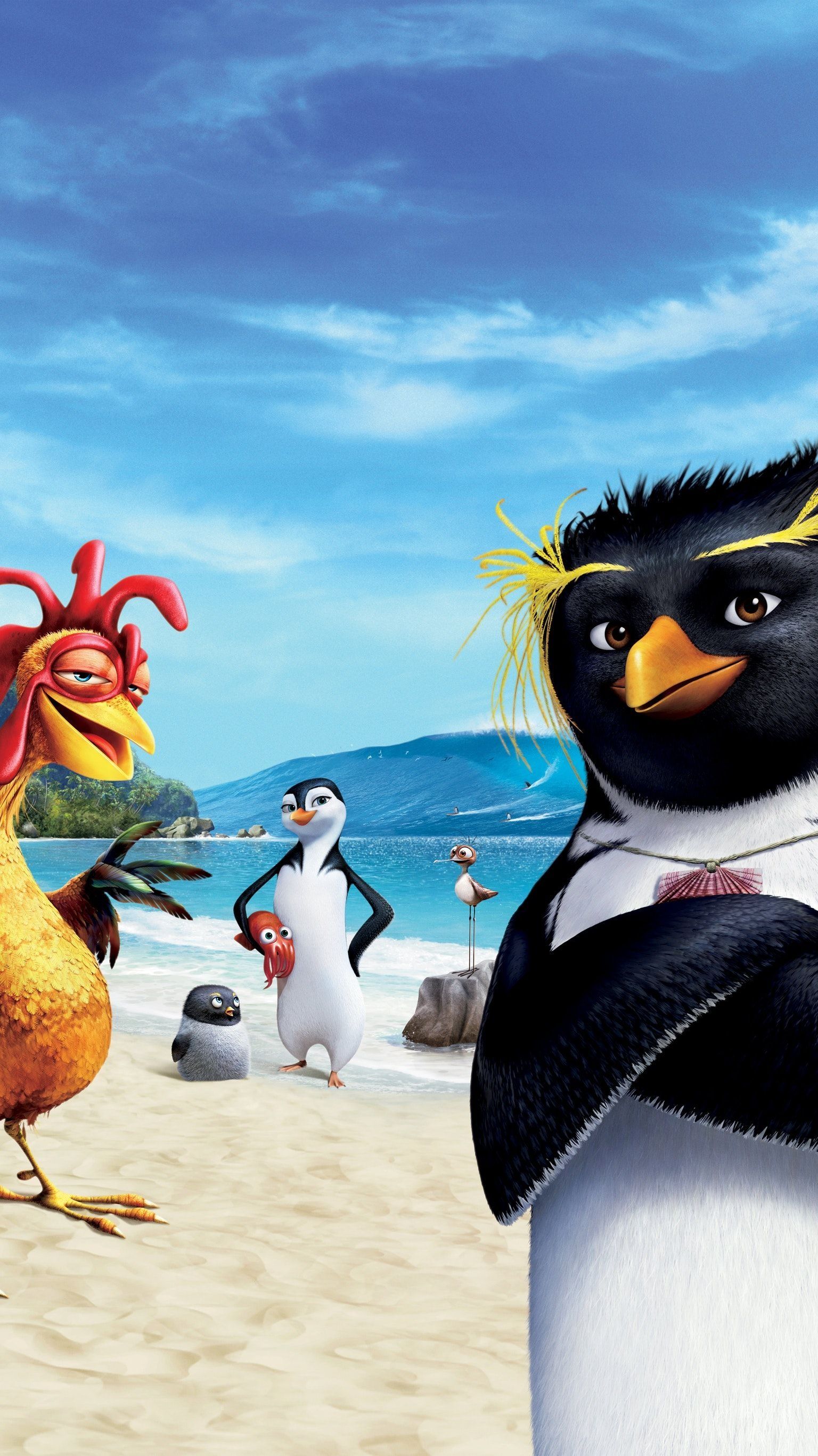 1536x2733 Surf's Up (2007) Wallpaper