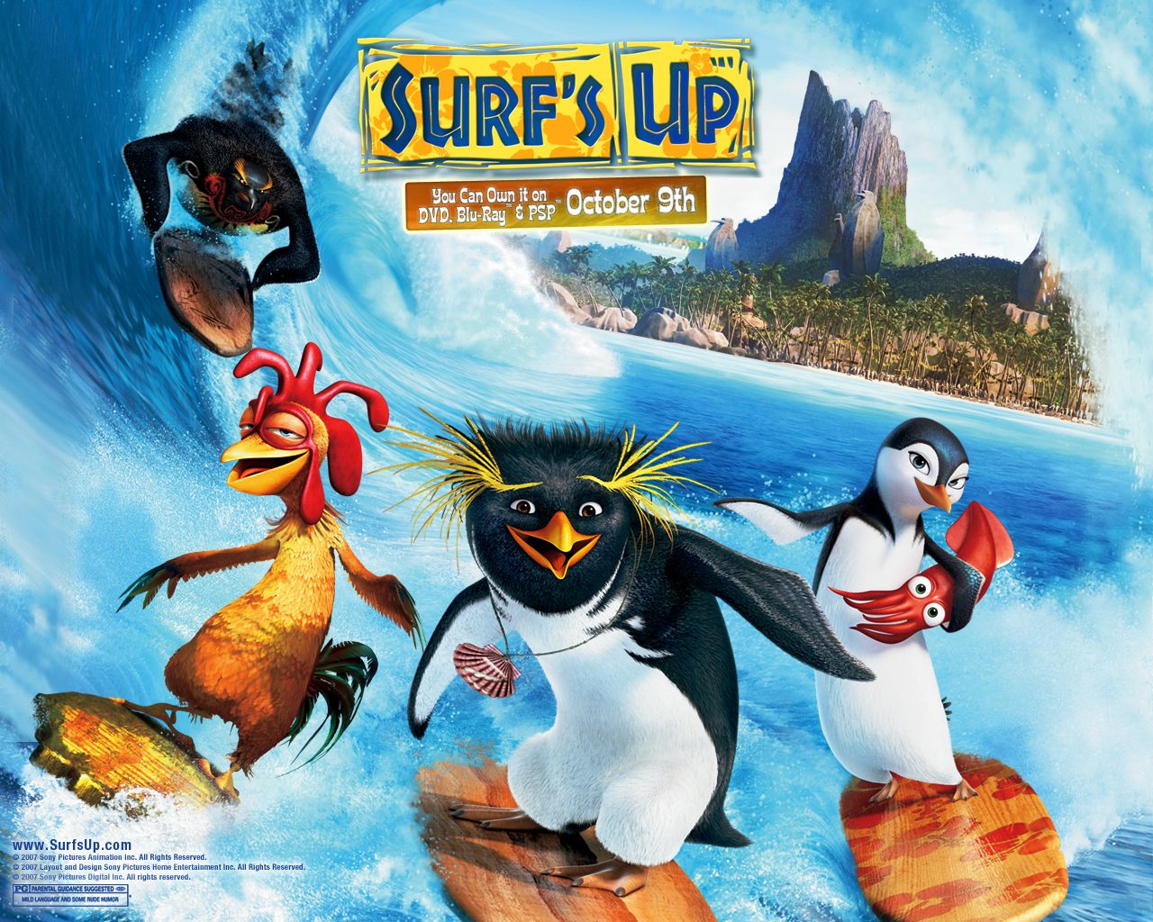 1280x1024 ANI MATOGRAPHY: The Documentary Style Aesthetics Of 'Surf's Up'
