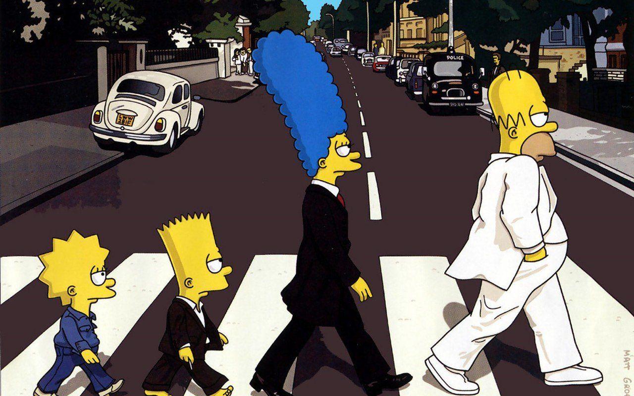1280x800 Lisa Simpson, Bart Simpson, Marge Simpson, Homer Simpson, Parody