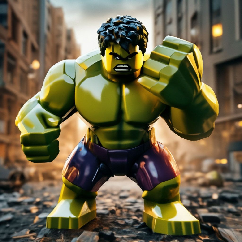 1024x1024 Hulk Lego Wallpaper