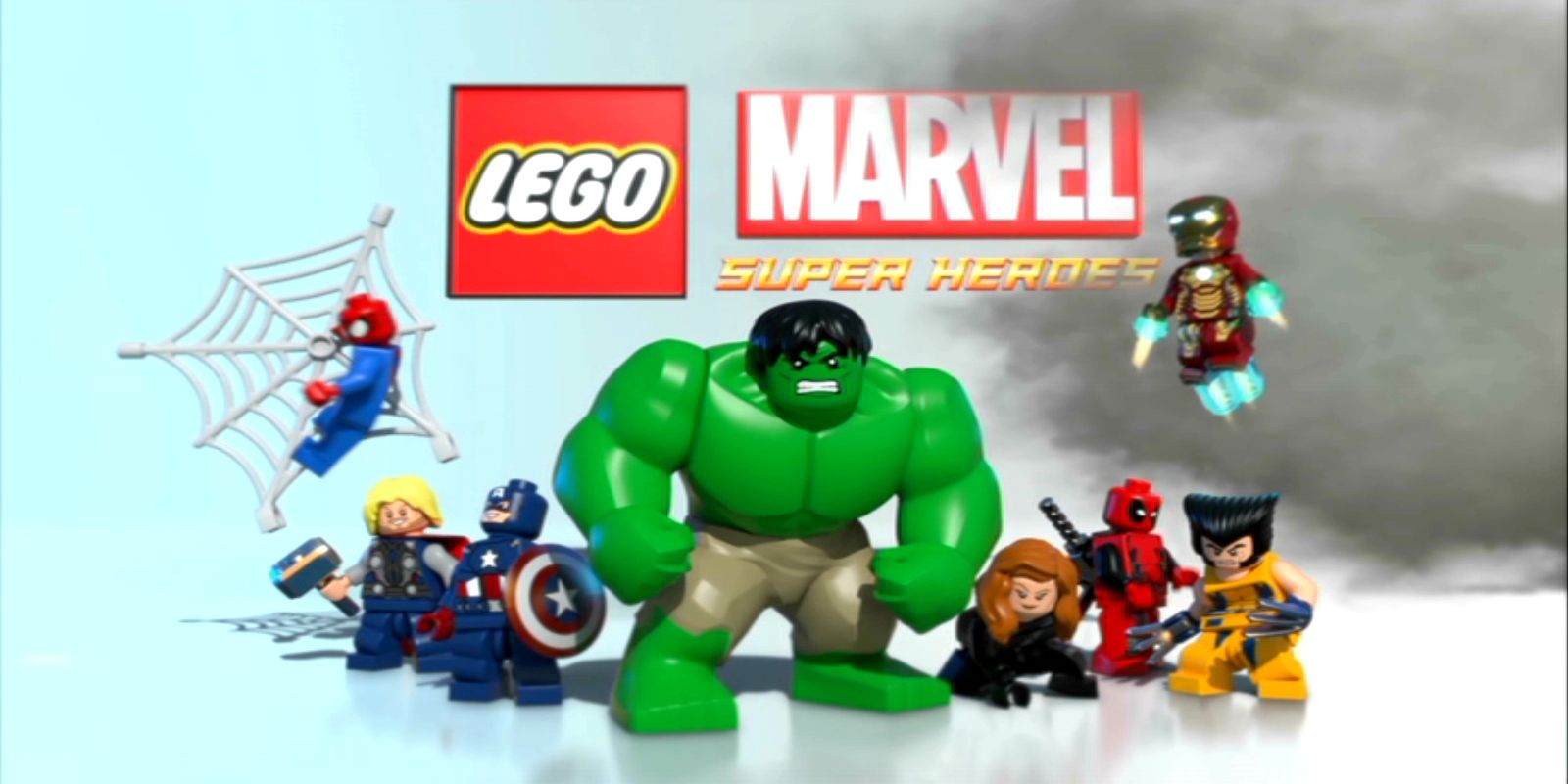 1600x800 Phone wallpaper: Video Game, Lego Marvel Super Heroes, Black Widow, Captain America, Deadpool, Hulk, Iron Man, Lego, Spider Man, Thor, Wolverine 313737