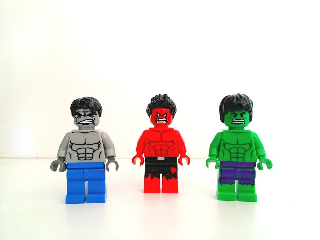 1024x768 Lego Hulk Different shades of Anger. Grey Hulk CustomBric