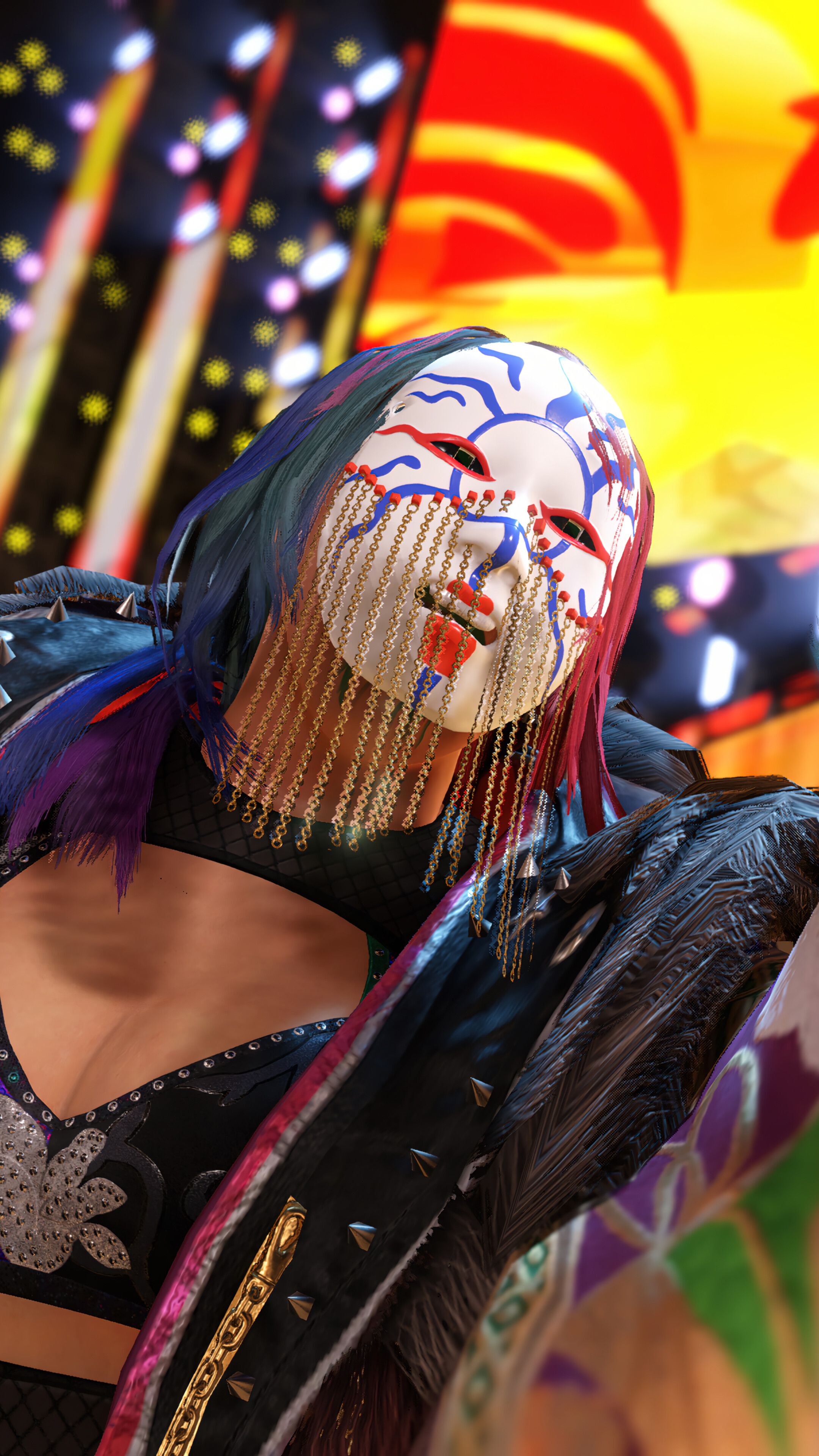 2160x3840 WWE 2K22 Asuka Mask 4K Wallpaper iPhone HD Phone f