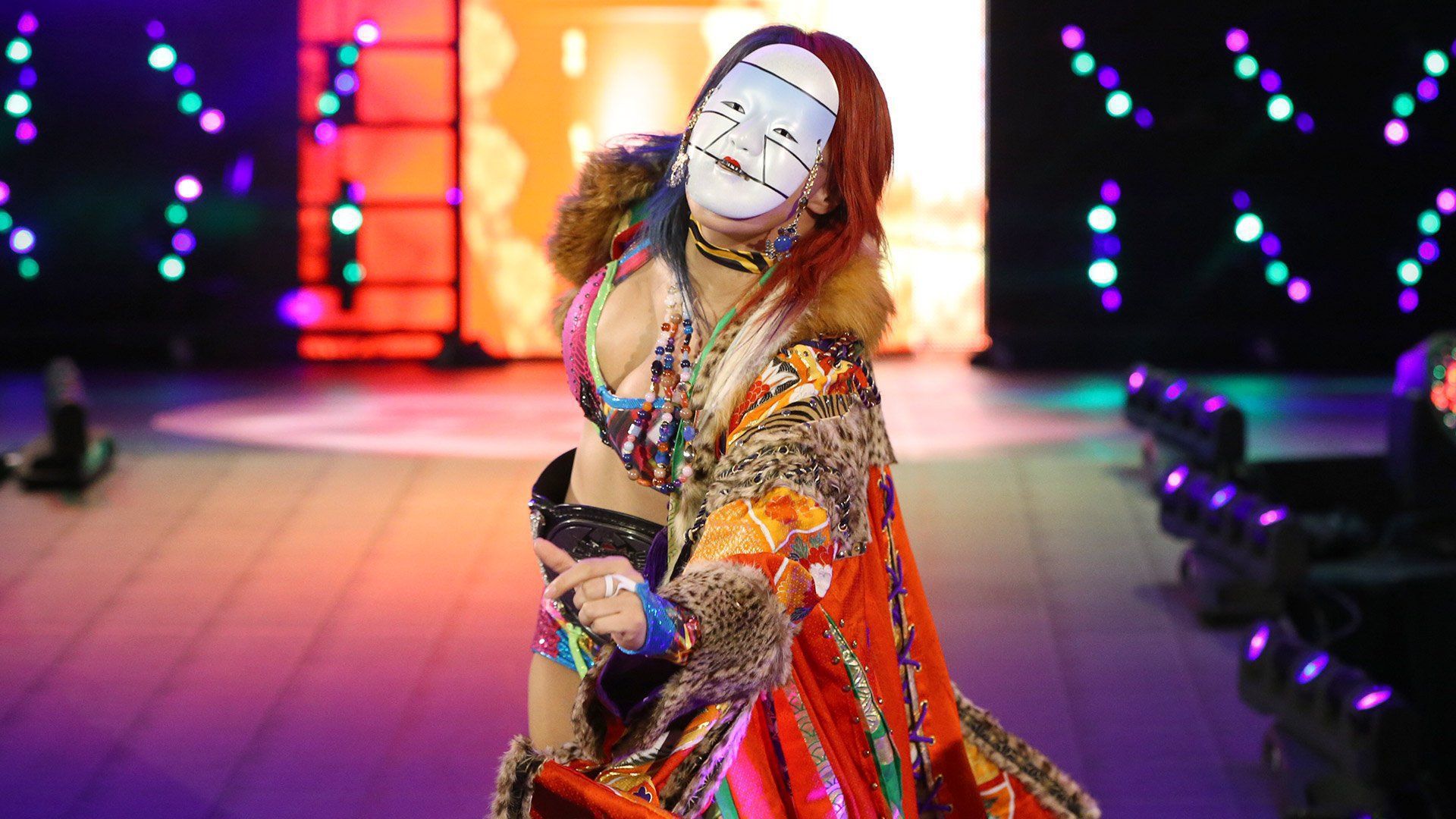 1920x1080 WWE Network: Asuka makes her entrance amid a sea of her followers: NXT TakeOver: Toronto