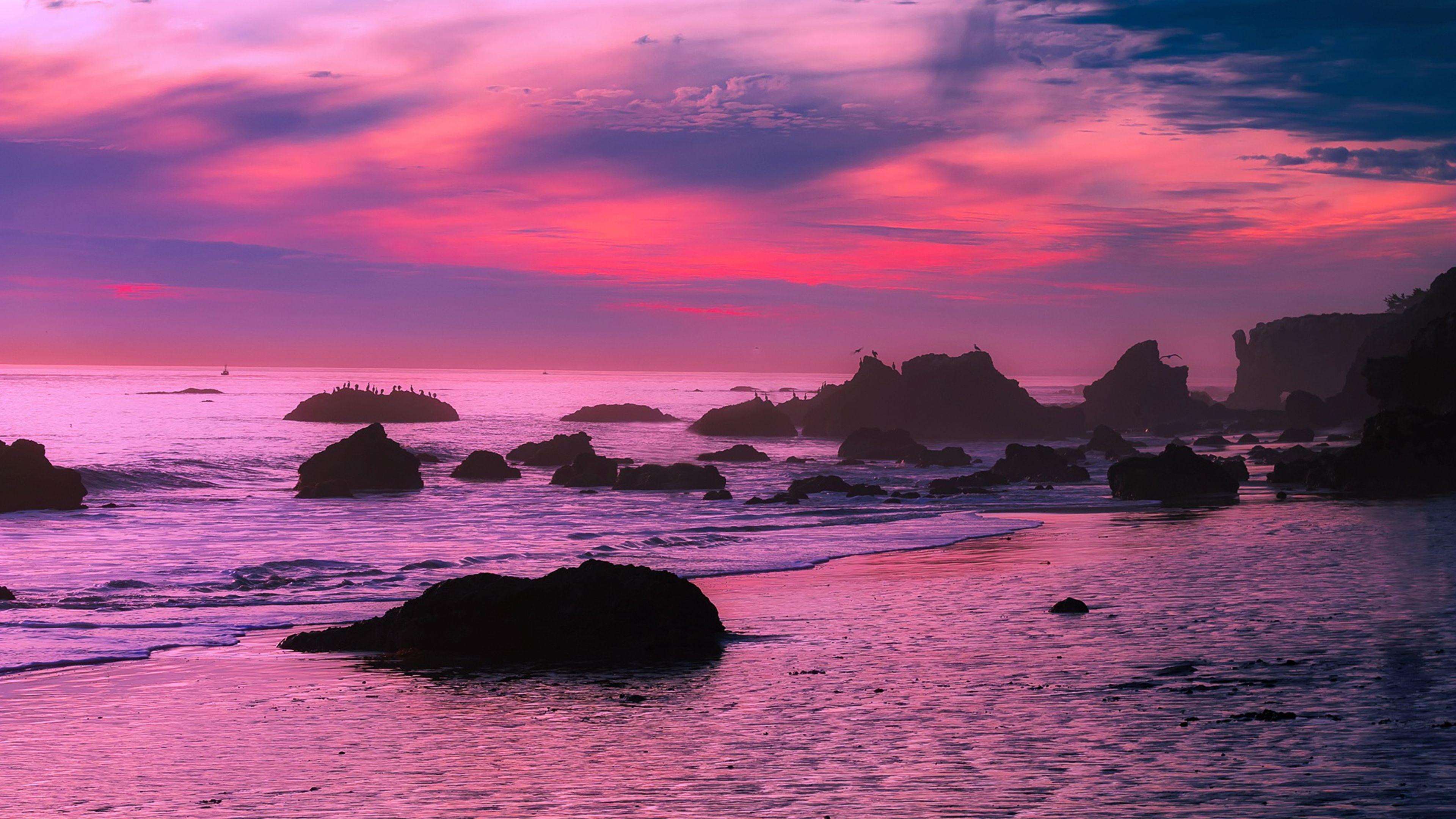 3840x2160 Soft Sunset Color Palette