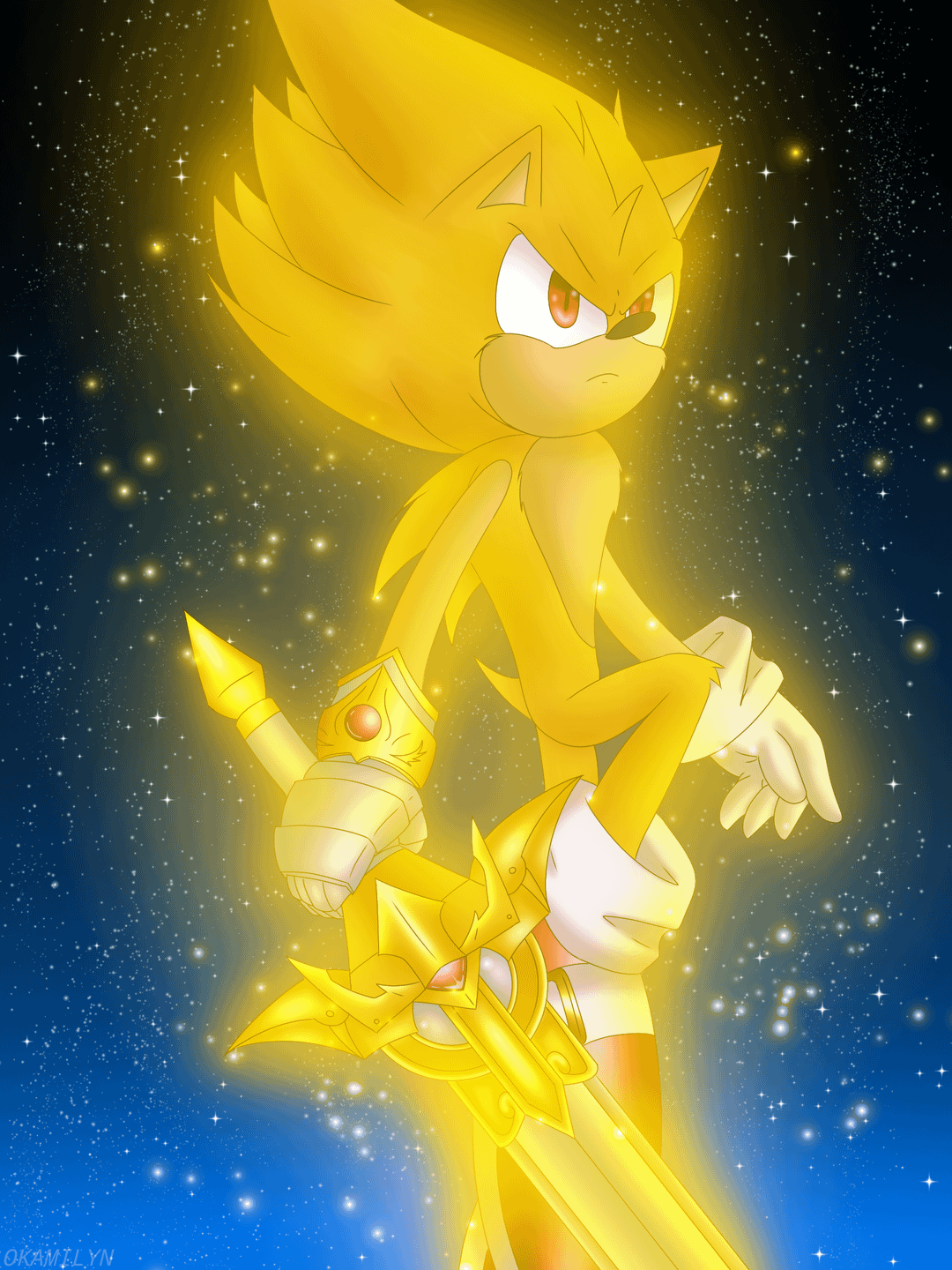 1080x1440 Super Sonic with Excalibur