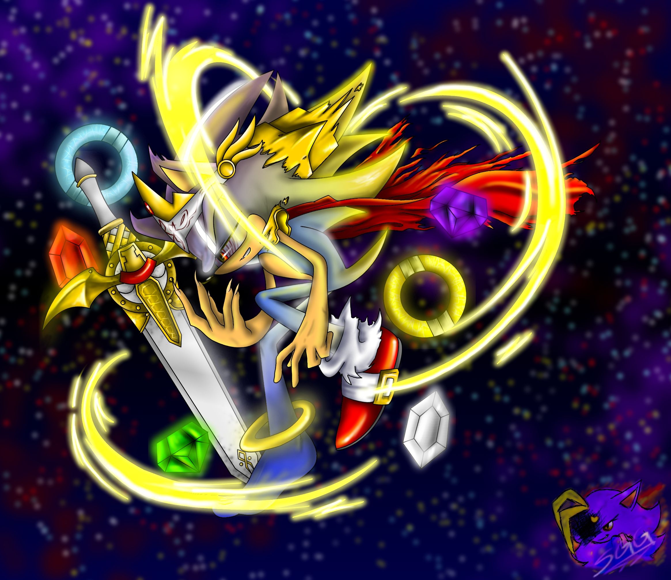 2330x2014 Sonic the Hedgehog HD: Epic Battle with the Legendary Sword