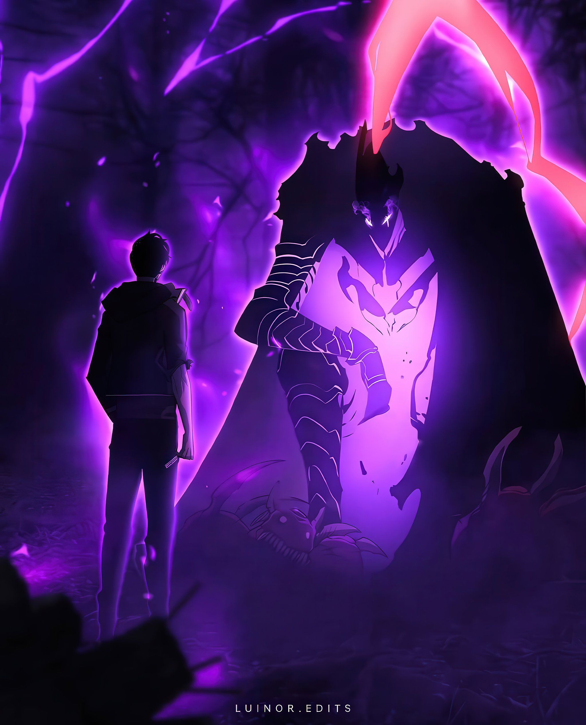 2048x2534 Solo Leveling wallpaper (made by luinor.edits)