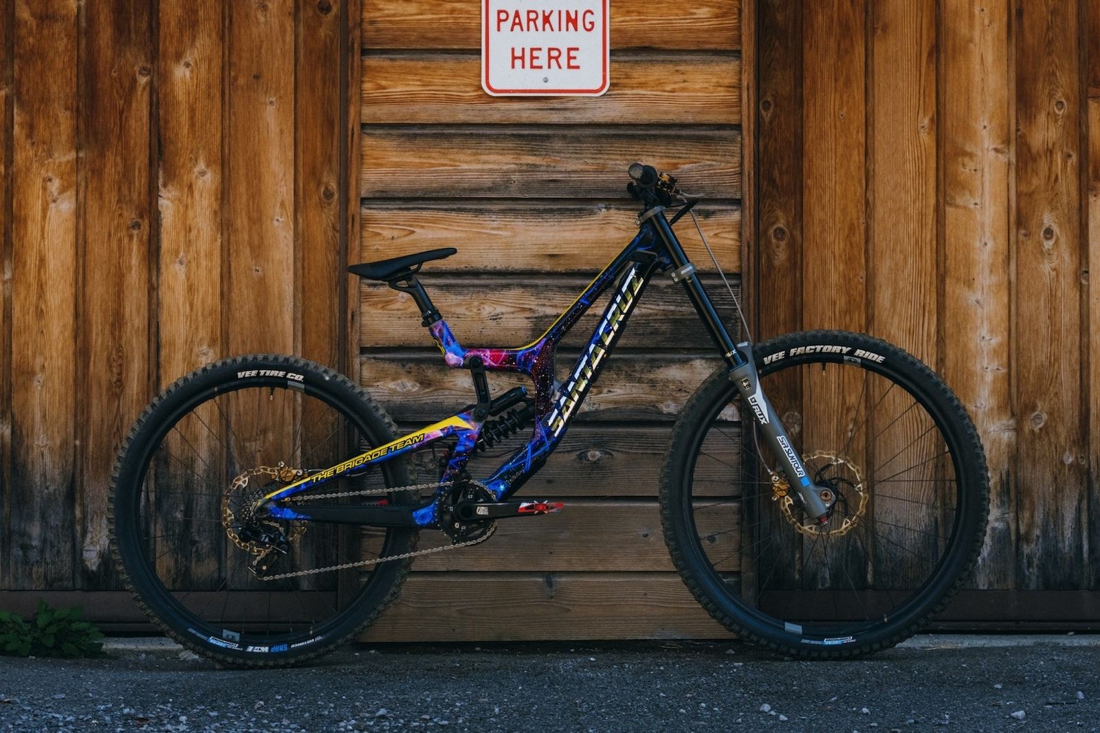 1600x1067 Bike Check. Alex Marin's custom 'Galaxy' V10