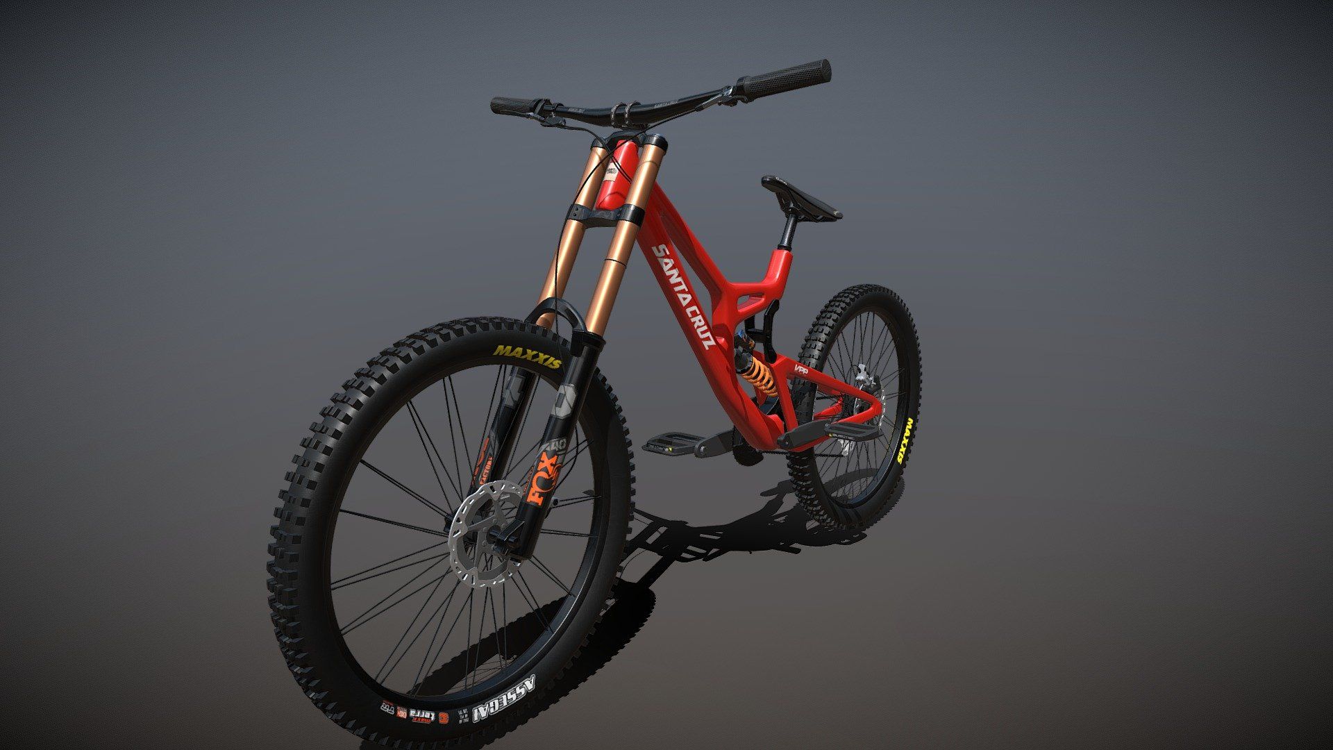 1920x1080 Santa Cruz V10 DH bicycle Free 3D model by RES1N [6194195]