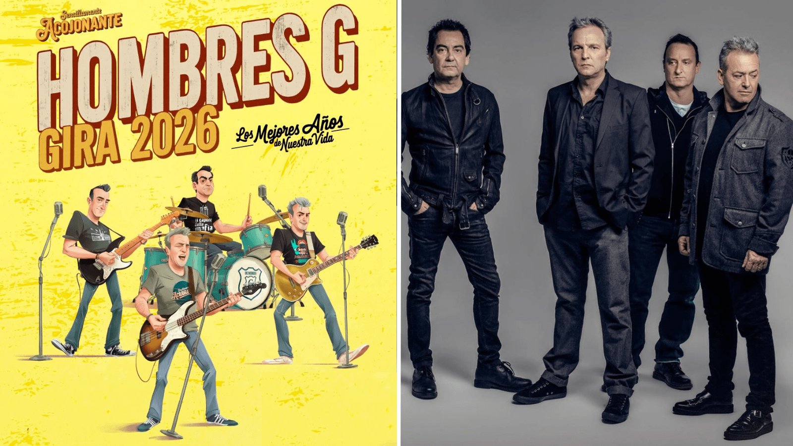 1600x900 Hombres G Confirma Presentaciones En México Para Conmemorar Su Trayectoria