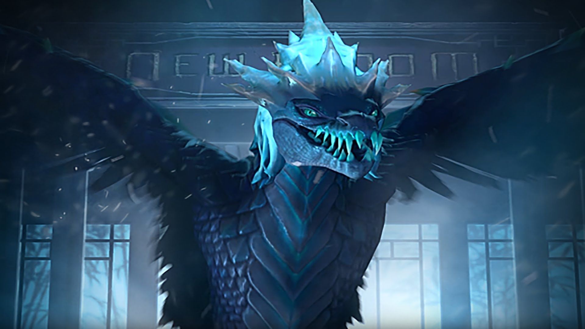 1920x1080 Winter Wyvern Wallpaper