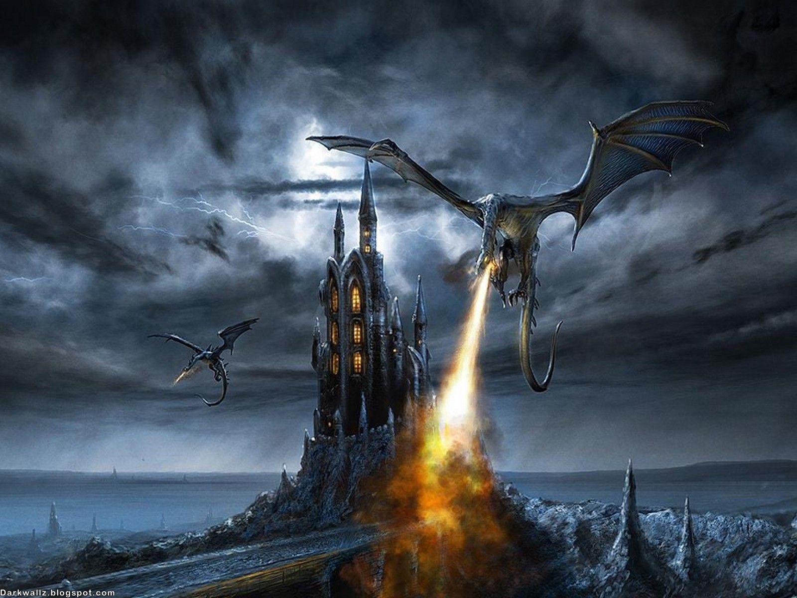 1600x1200 Wyvern's Frostbound Realm: Epic Fantasy HD Wallpaperx1688