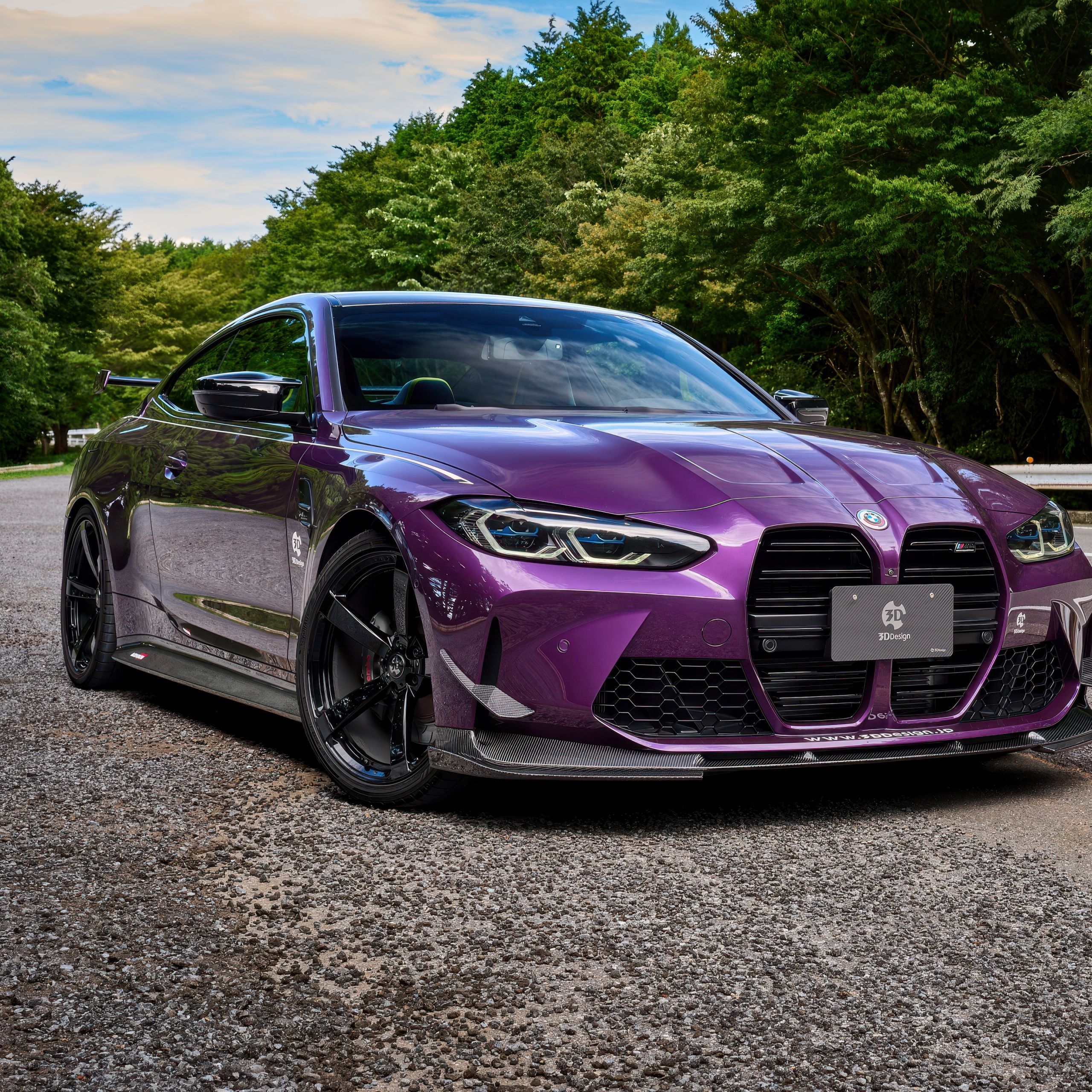 2560x2560 3D Design BMW M4 Competition Wallpaper 4K, 5K