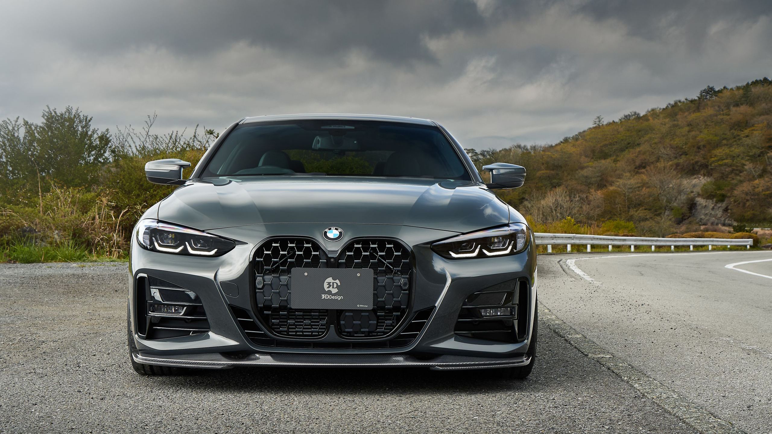 2560x1440 3D Design BMW 4 Series Coupé M Sport Package 2021 Wallpaper Car Wallpaper