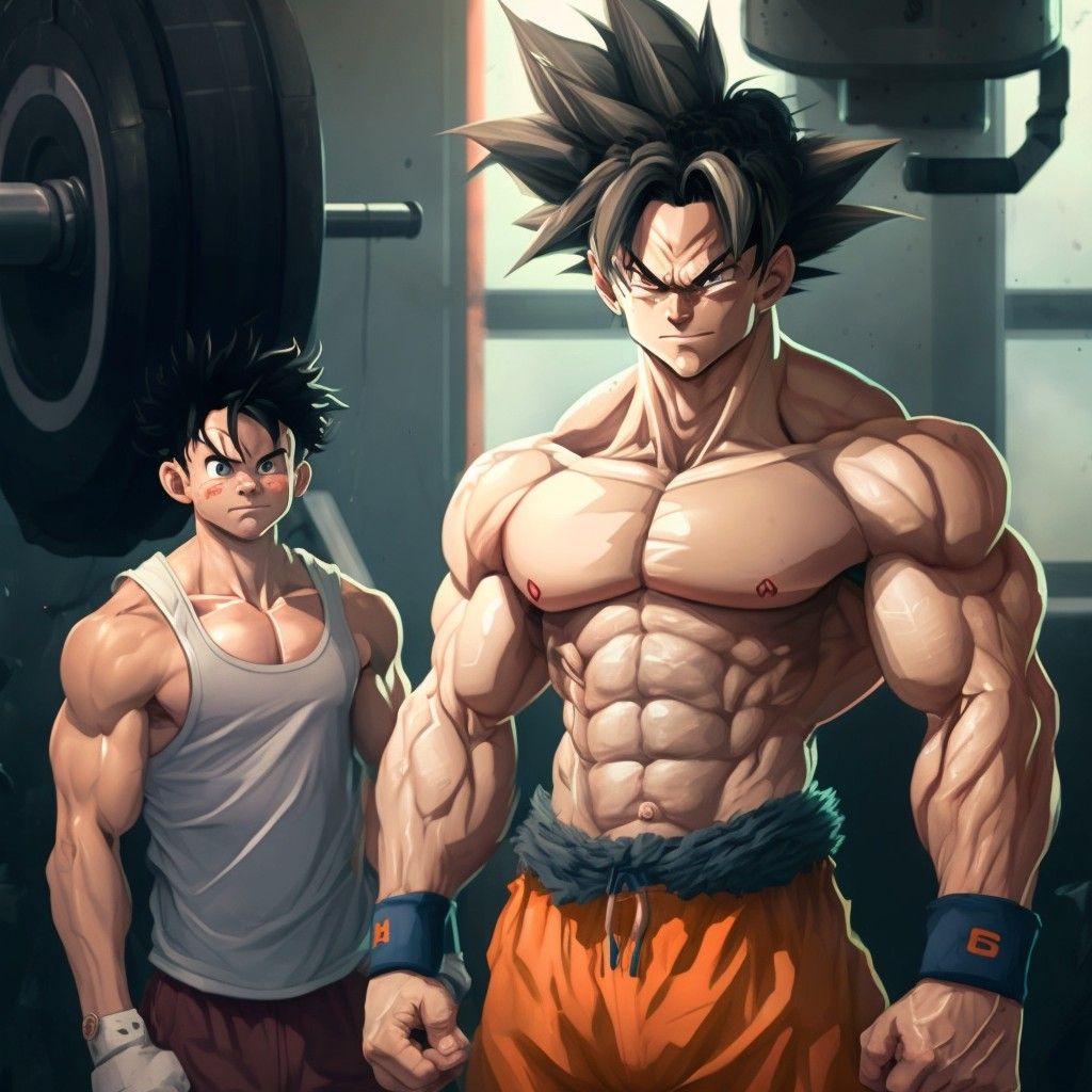 1024x1024 Goku Training Wallpaper