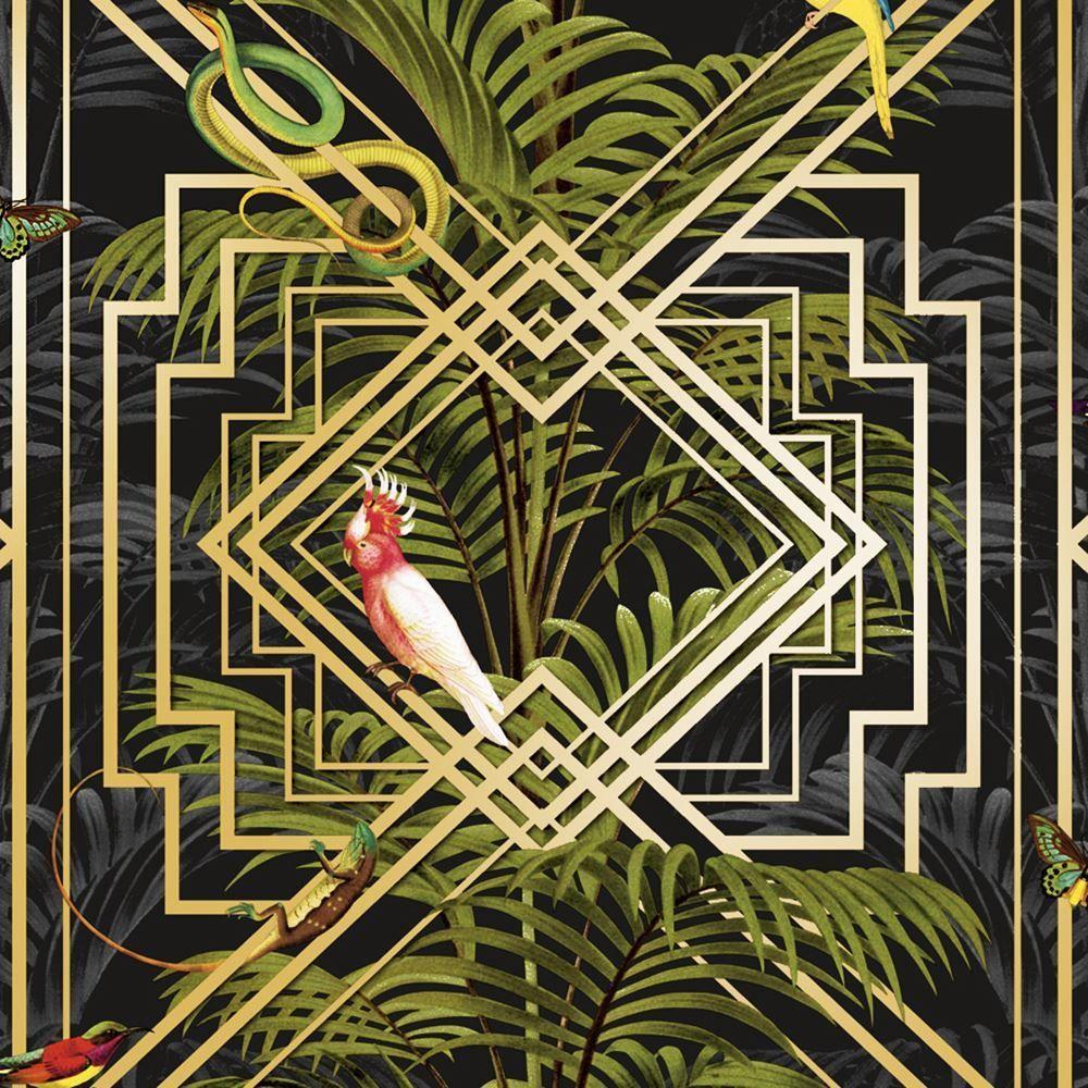 1000x1000 Details about HOLDEN CONGO GEOMETRIC METALLIC WALLPAPER ART DECO