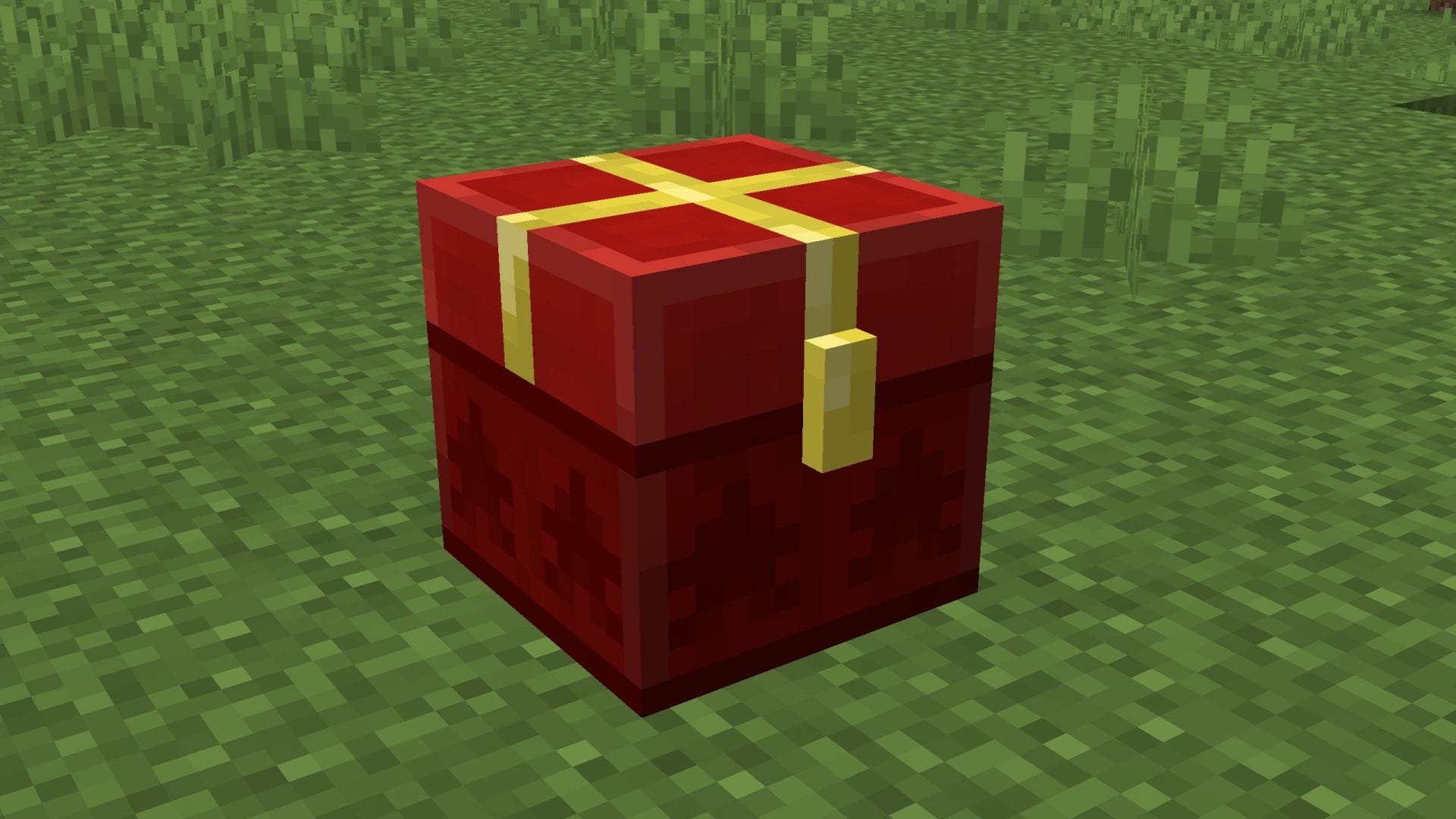 1920x1080 Minecraft Sneaks In A Gift Wrapped Copper Chest For Christmas, But It Can Confuse Players