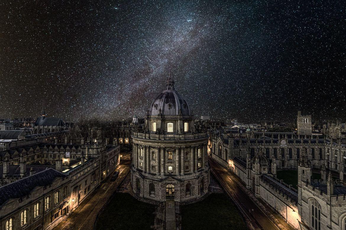 1170x779 Oxford University under the winter Milky Way voidshatter, 500px
