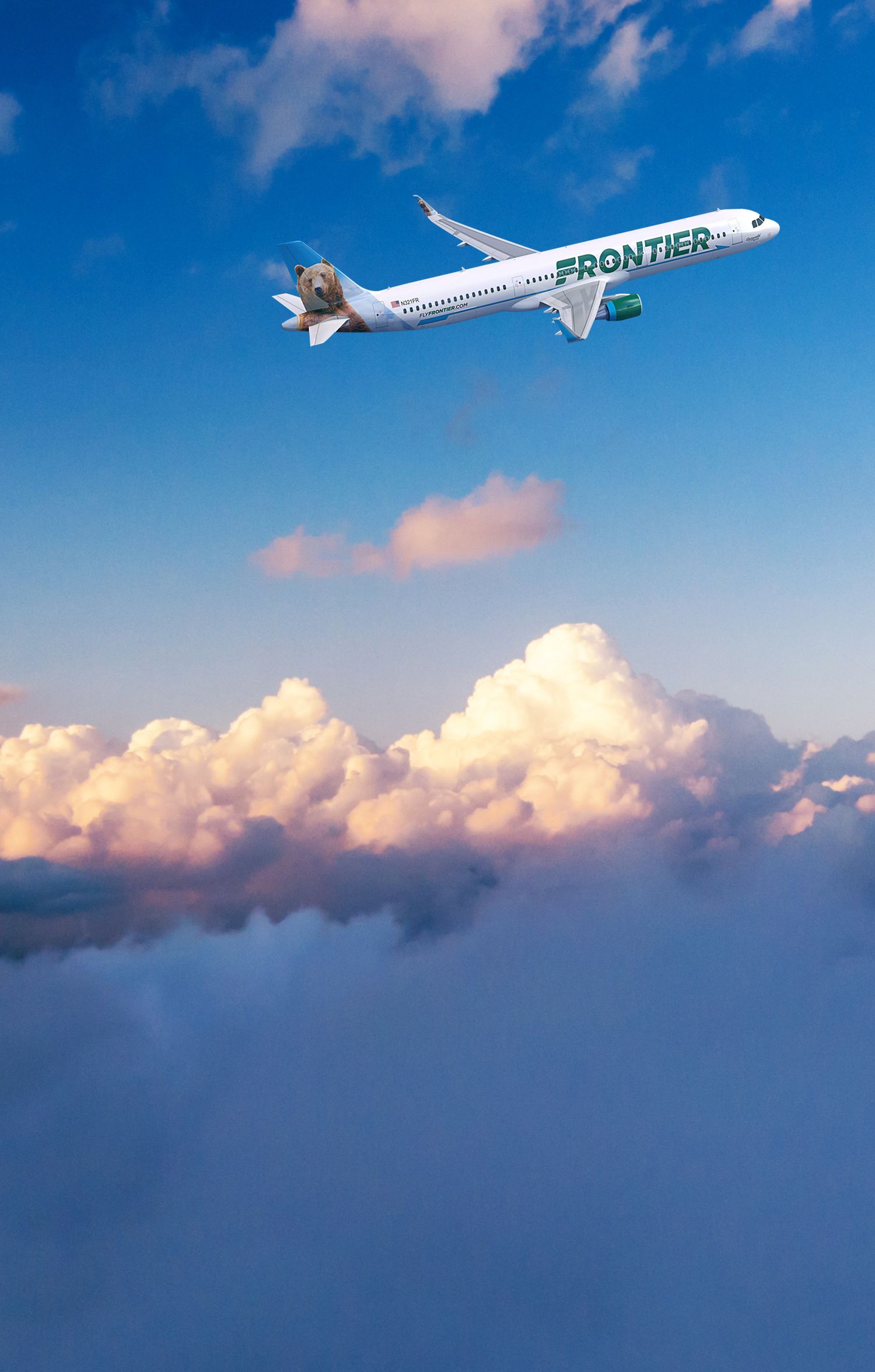 1500x2353 Frontier Airlines Wallpaper