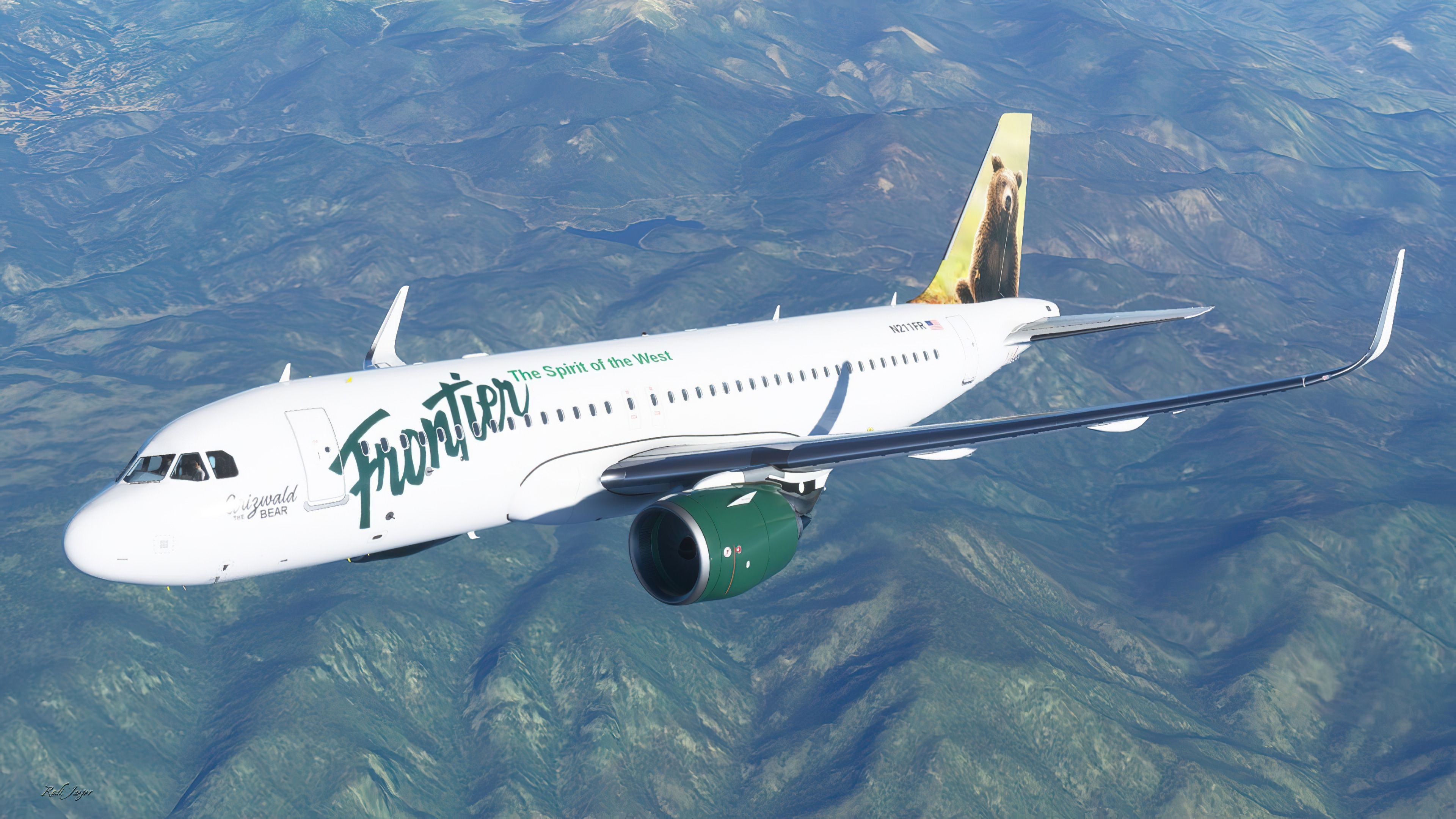 3840x2160 Frontier Airlines Wallpaper