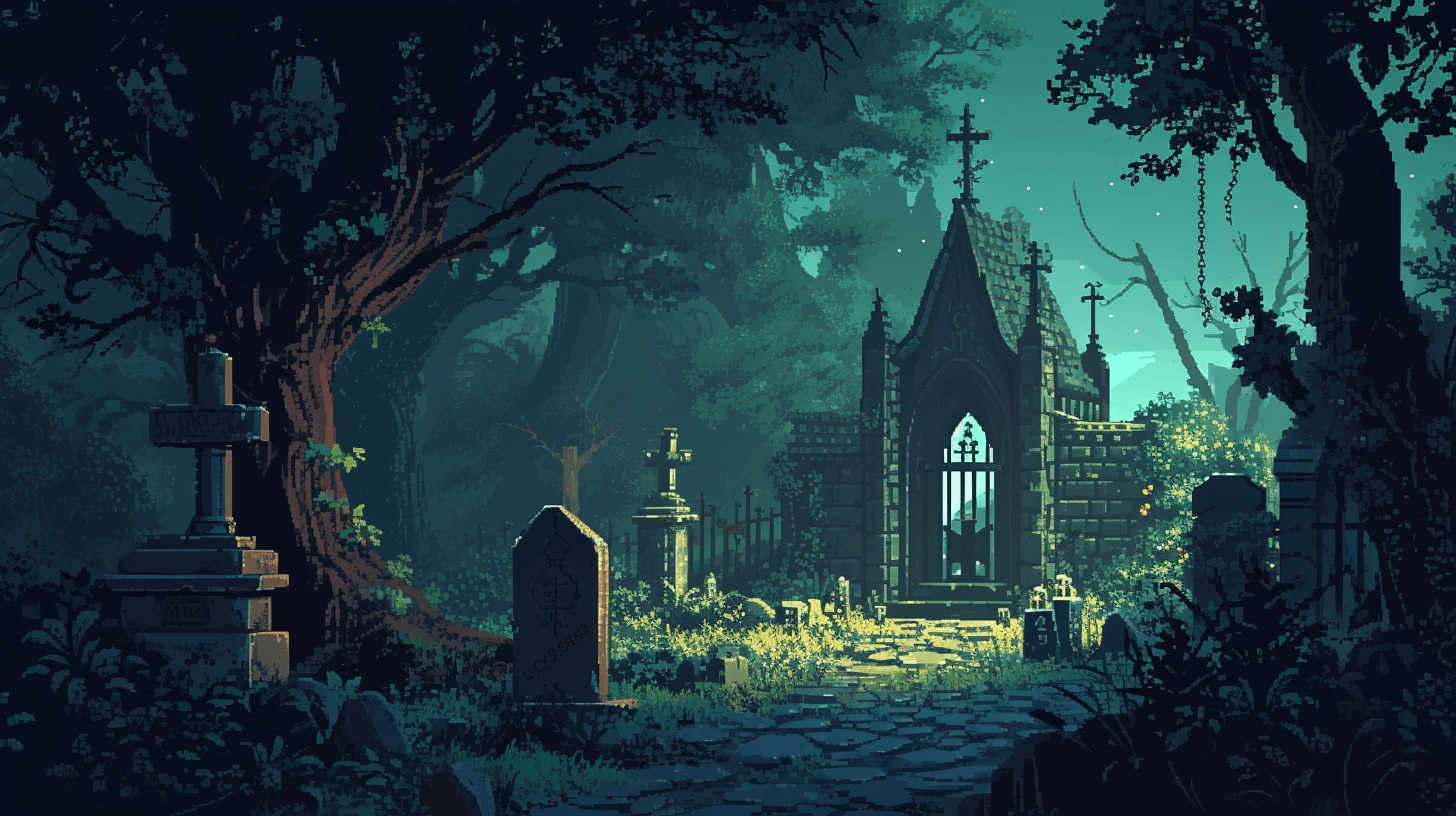 1456x816 Dark Fantasy Pixel Art