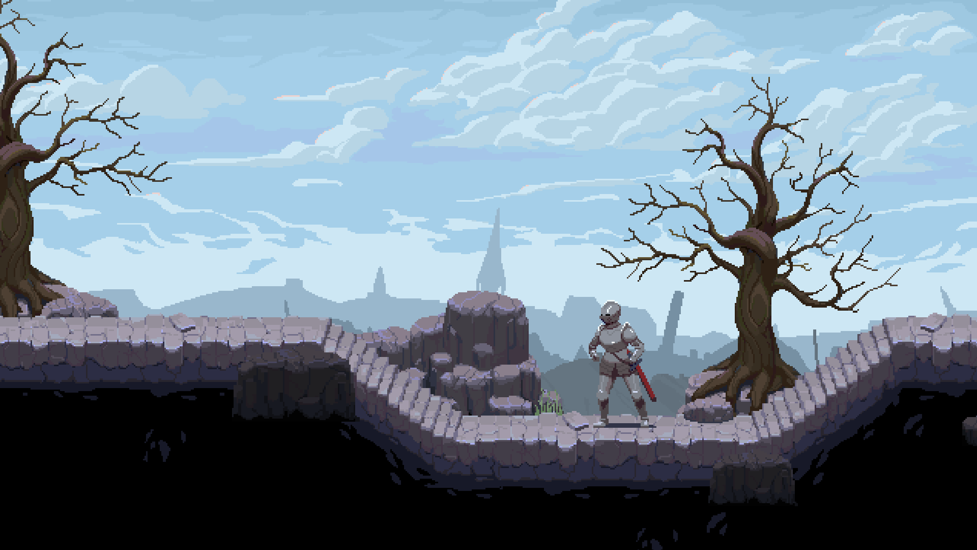 1920x1080 Dark Fantasy Platformer Assets