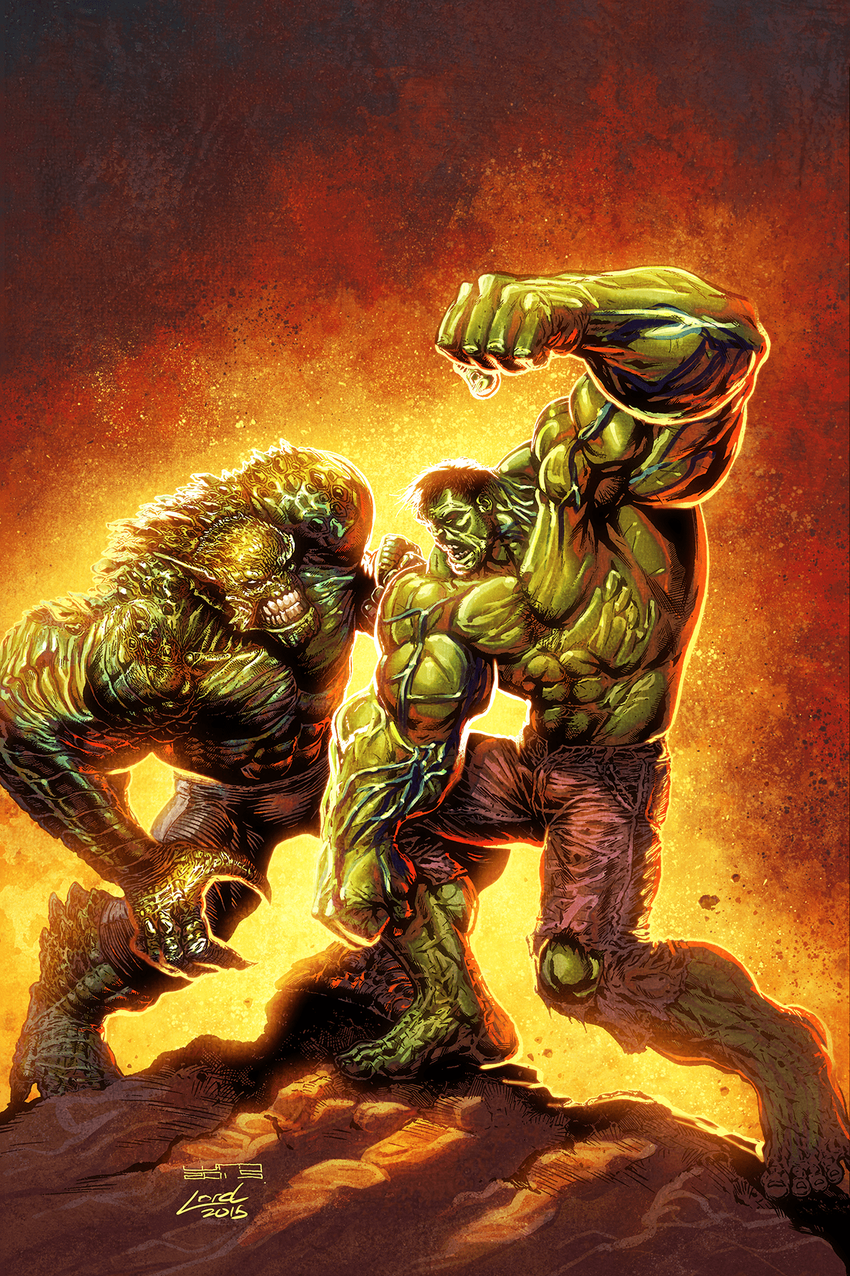 1200x1800 Hulk VS Abomination by Liam Sharp and Ryan Lord