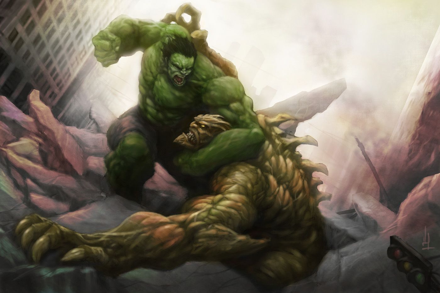 1400x933 The HULK vs Abomination (2). Image - Behance