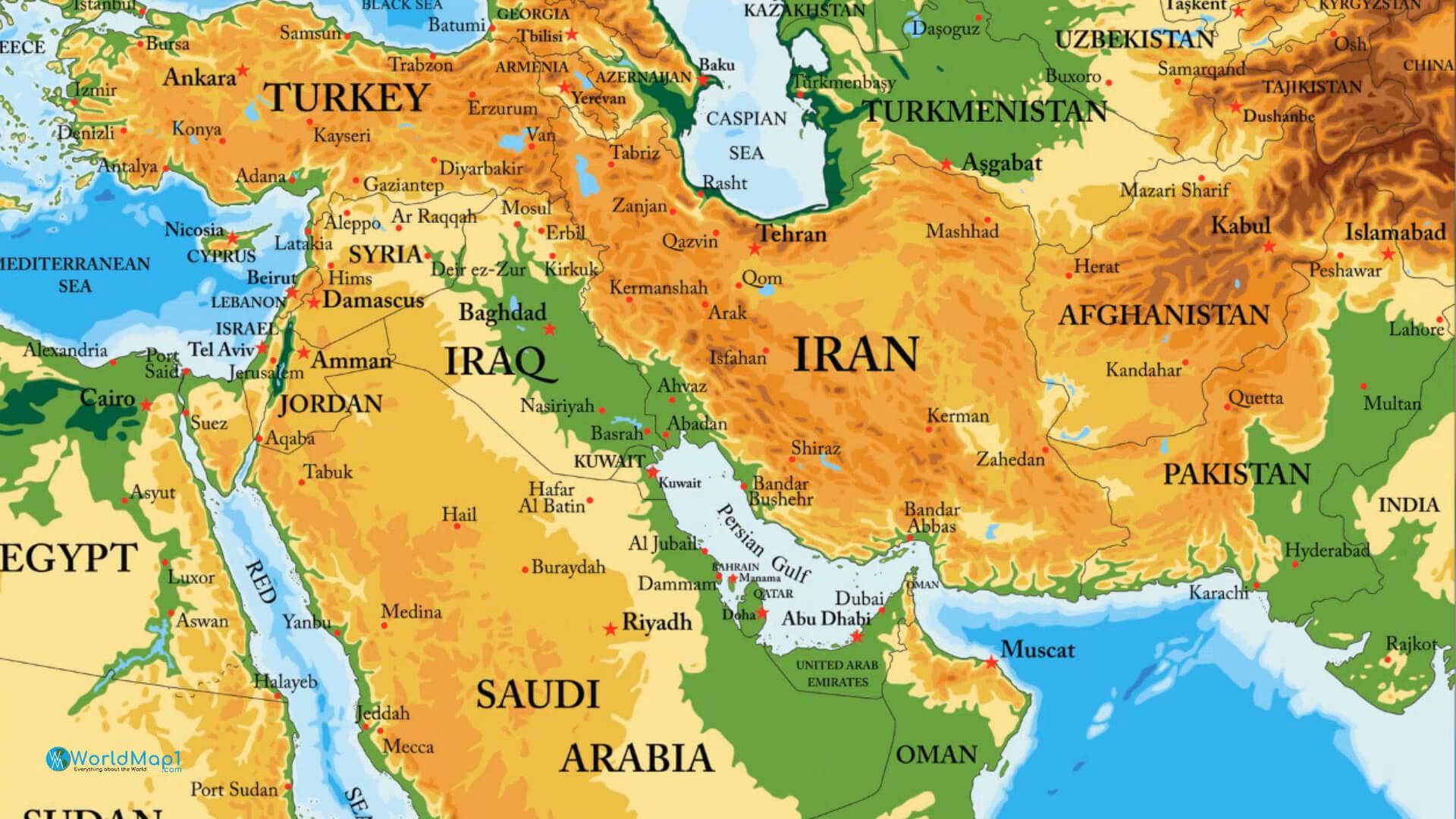 1920x1080 A Collection of Qatar Maps
