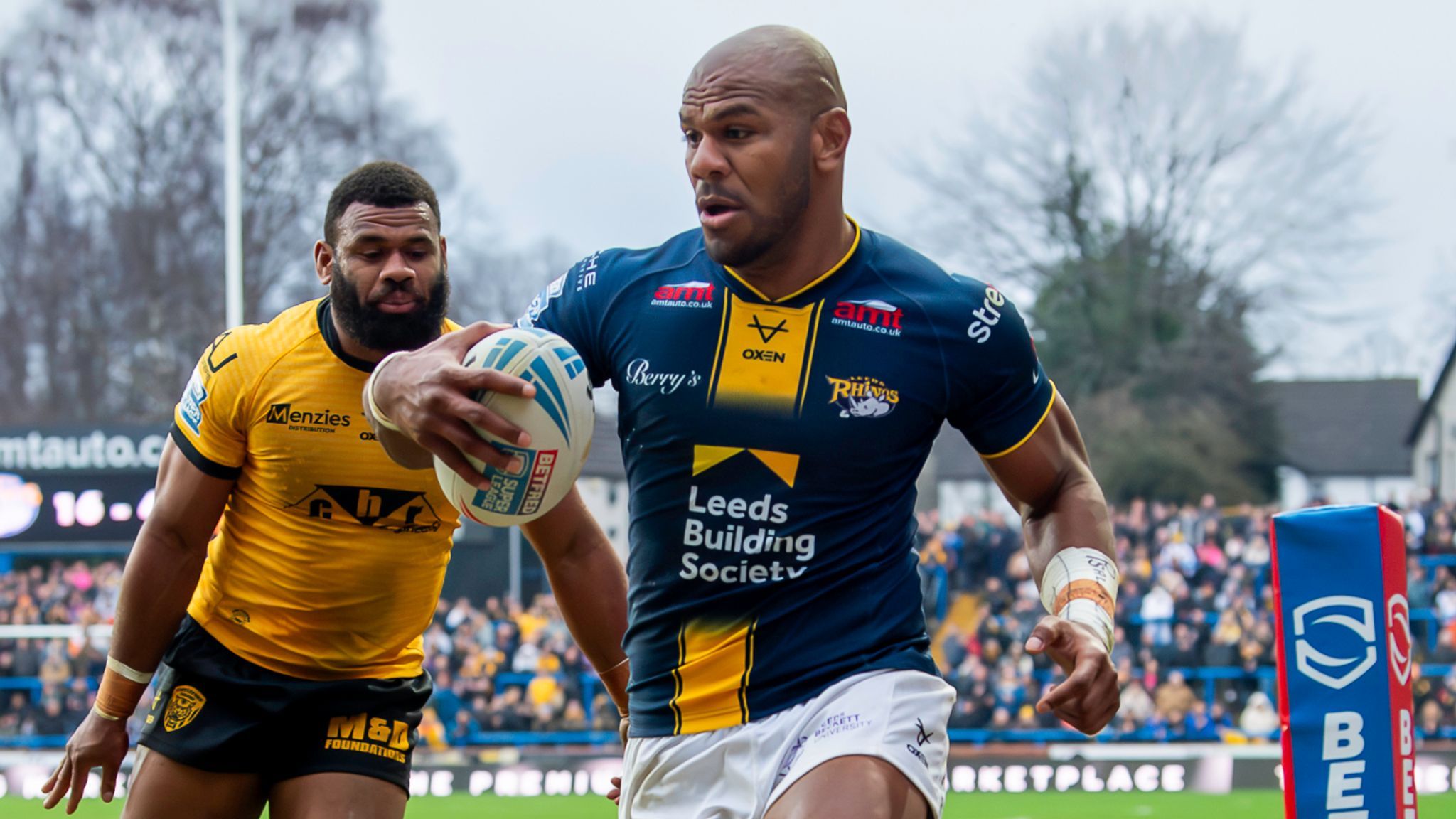 2048x1152 Super League: Maika Sivo Hat Trick Takes Leeds To Win Over Castleford As Hull KR Bounce Back Against Huddersfield. Rugby League News
