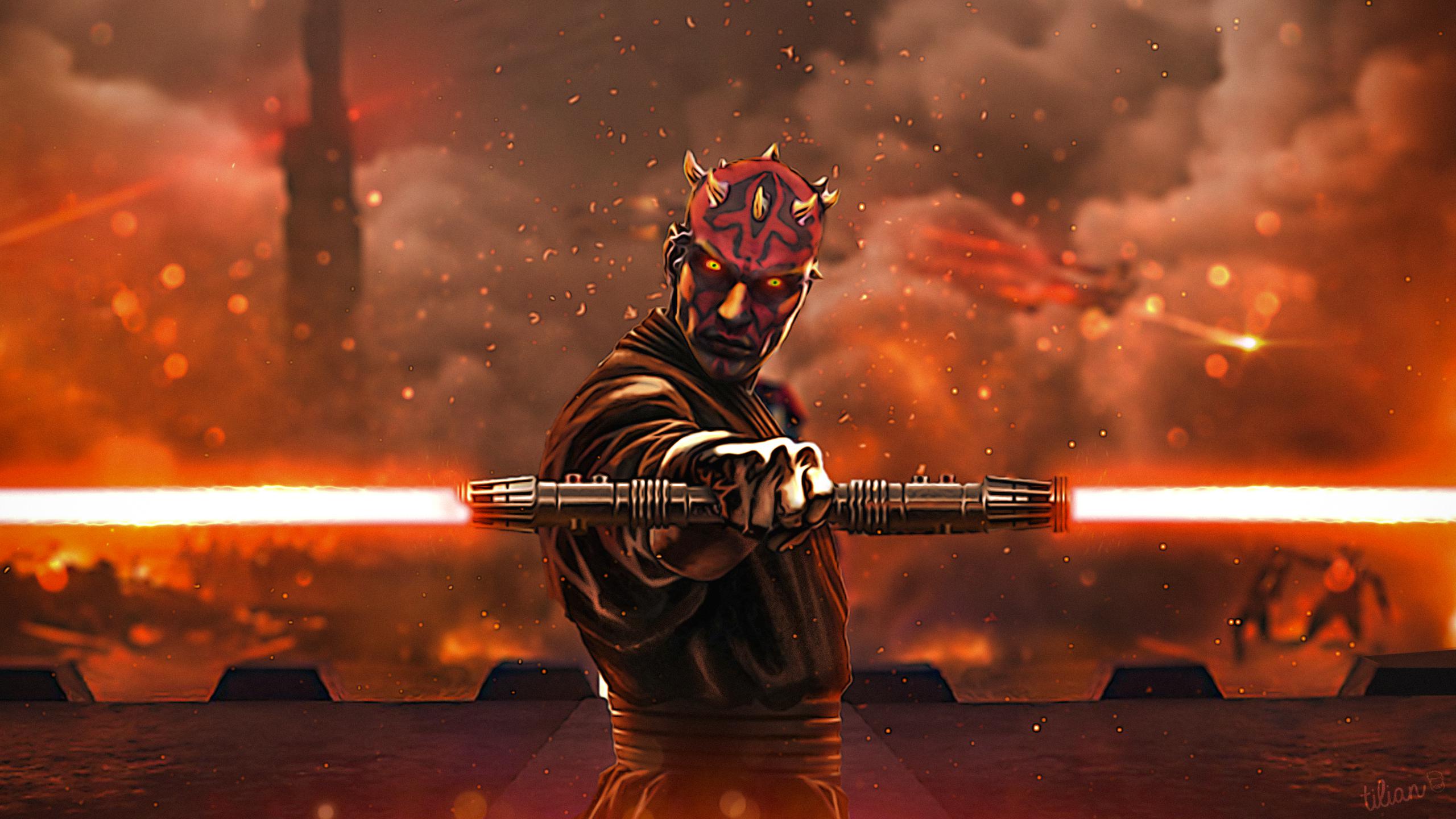 2560x1440 I Photohopped our beloved Sam Witwer Into Maul! Where he belongs of course. I haven't really seen to many fan arts of him so I figure I do my own!