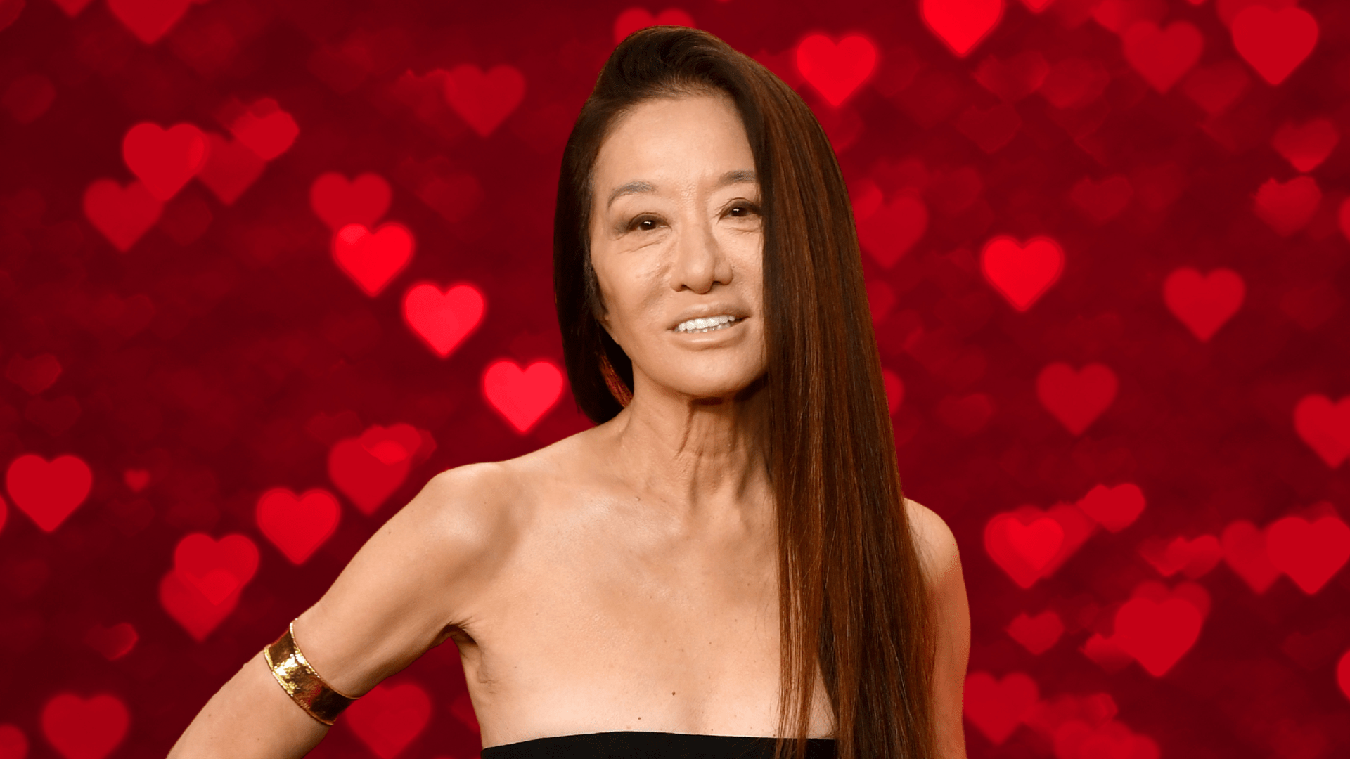 1920x1080 Vera Wang Wears Red See Through Dress For Valentine's Day: PHOTOS