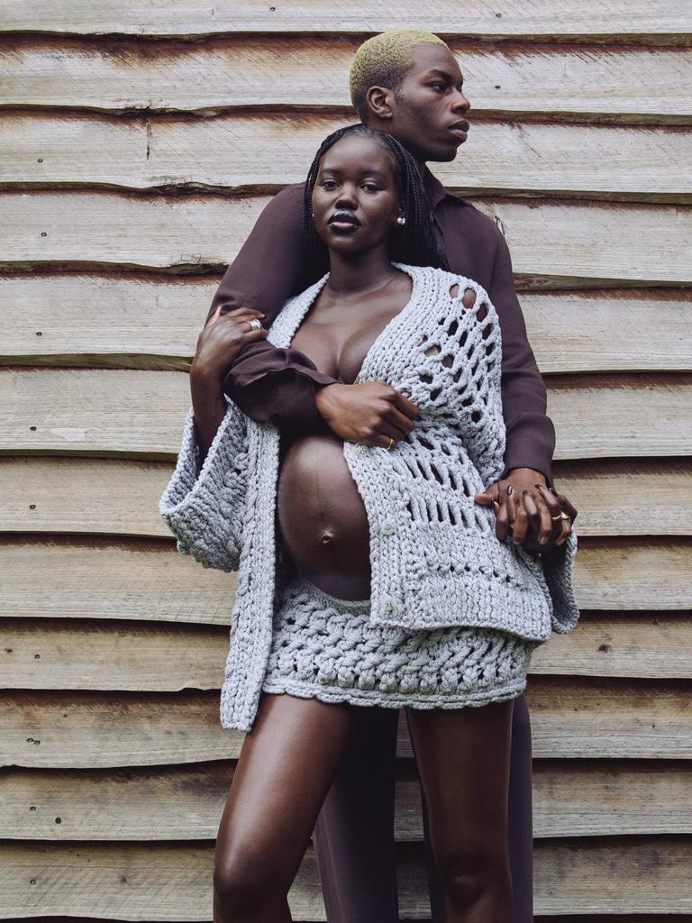 768x1024 Vogue cover: supermodel Adut Akech Bior expecting a baby girl
