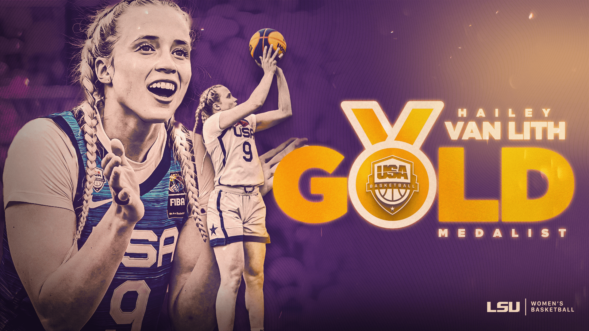 1920x1080 LSU's Hailey Van Lith Wins Gold With Team USA at FIBA 3×3 World Cup