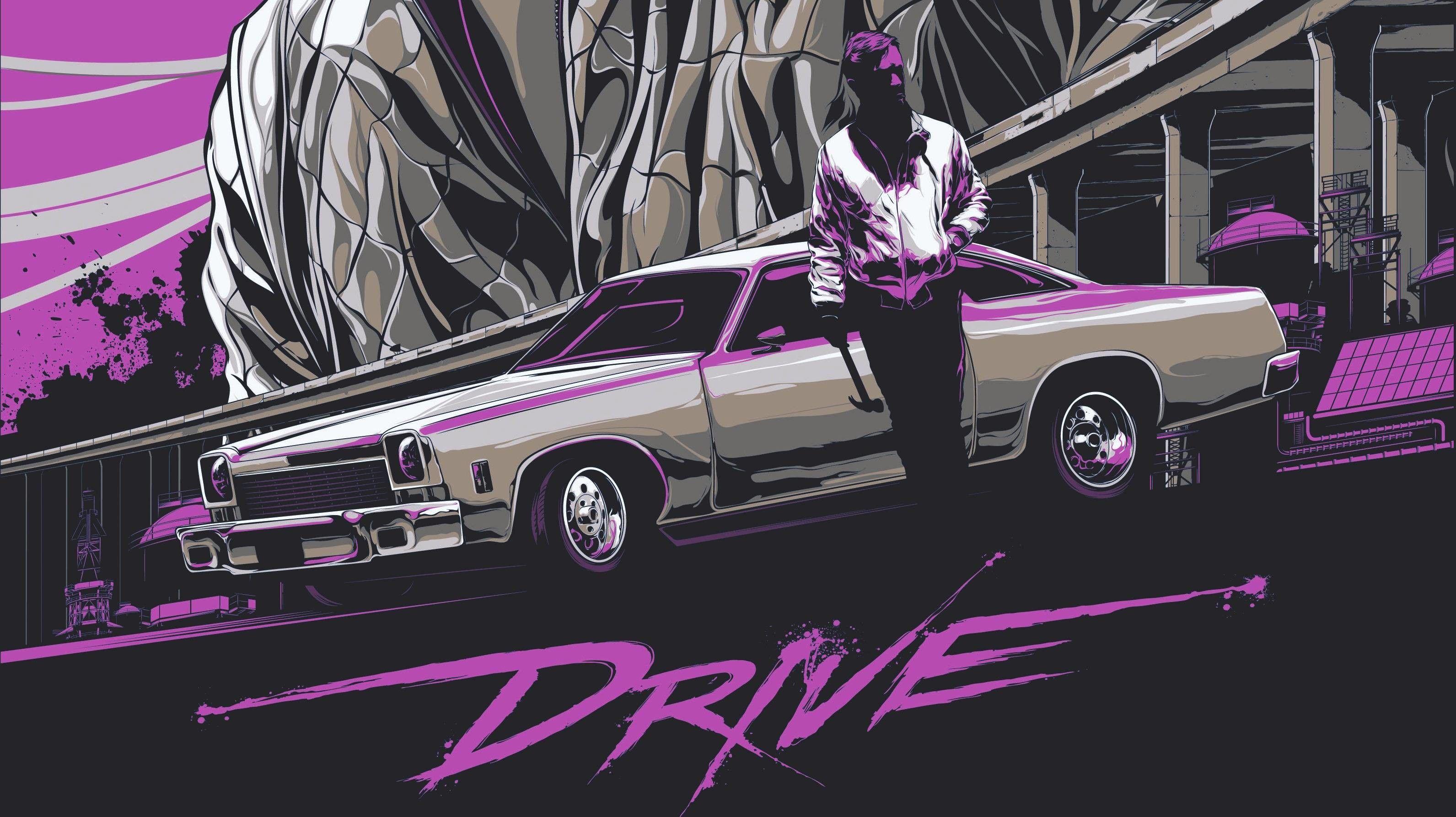 3183x1786 Drive Movie Wallpaper