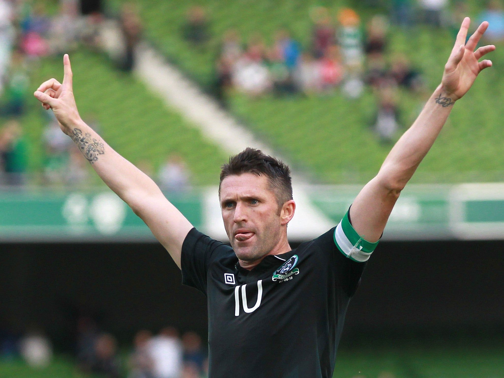 2048x1536 Republic of Ireland 4 Georgia 0: Robbie Keane strikes twice on night he equals Shay Given's record caps haul