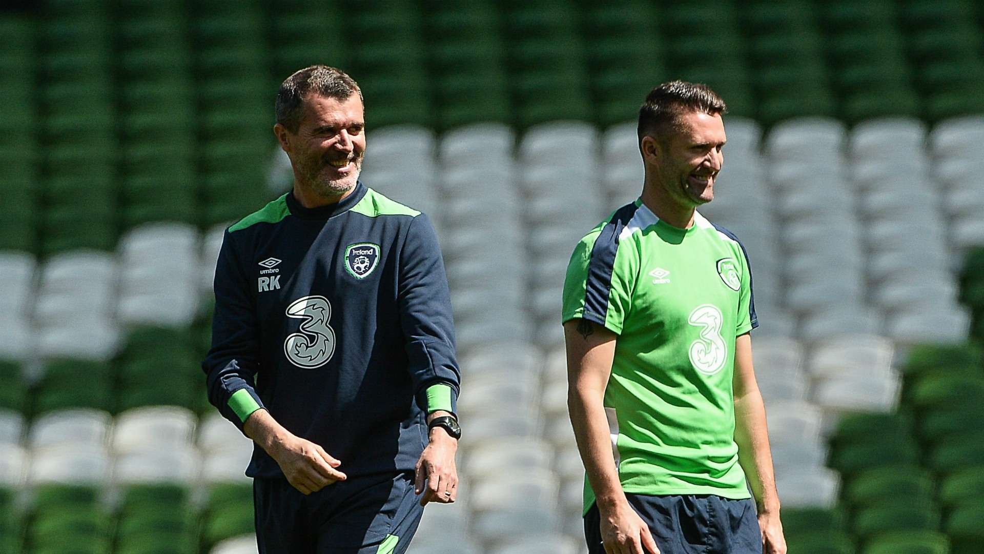 1920x1080 WATCH: Robbie Keane & Roy Keane crossbar challenge. Goal.com US