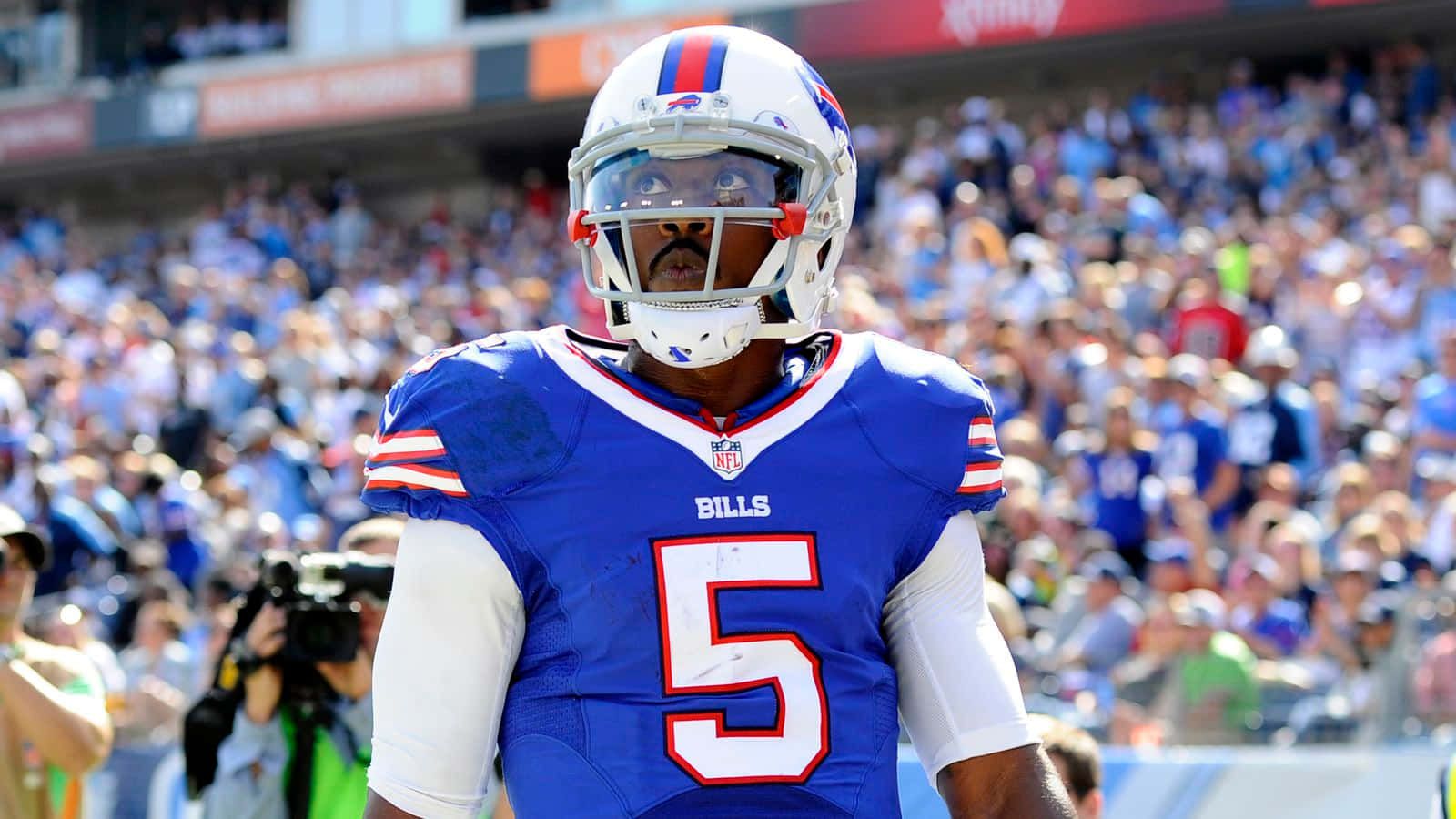 1600x900 Download Tyrod Taylor Buffalo Bills Quarterback Wallpaper