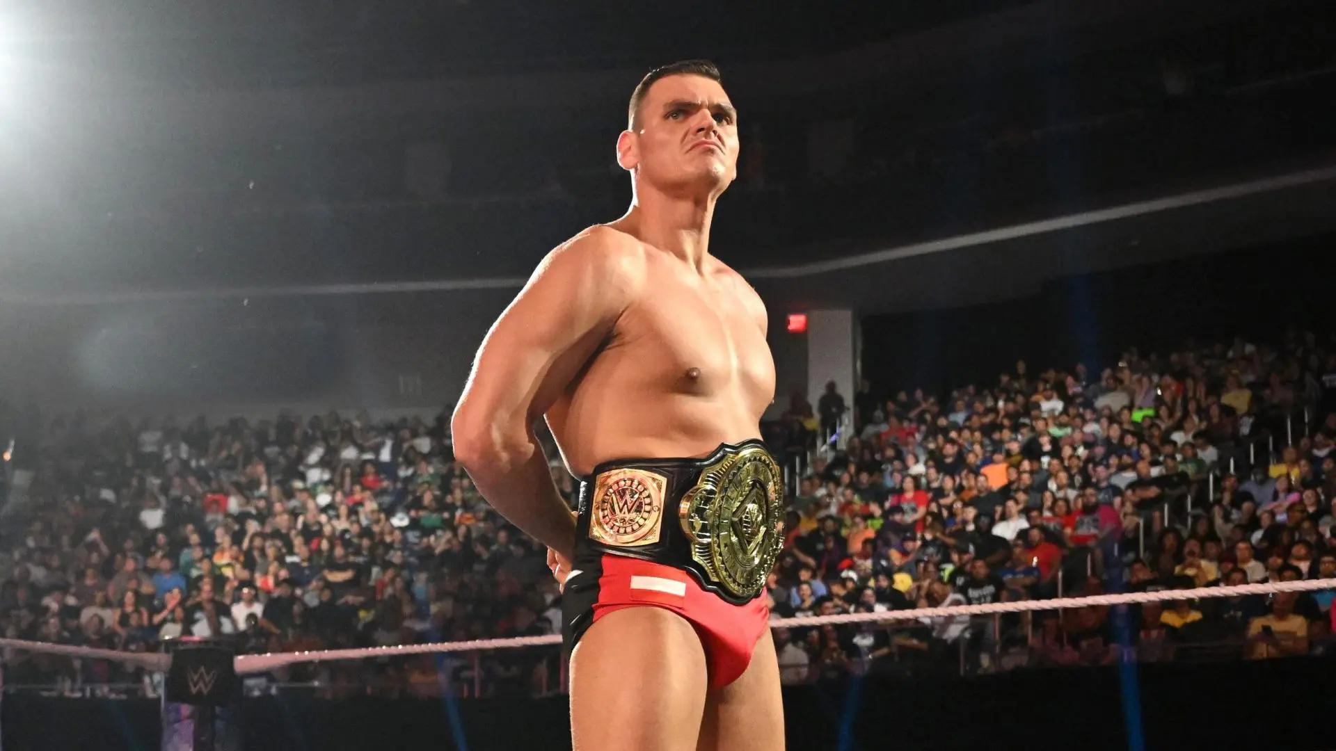 1920x1080 Unpopular opinion: If Chad Gable isn't the one to dethrone Gunther, I'm fine with Gunther becoming the 1st IC champion to win Royal Rumble next year & then maybe lose it before