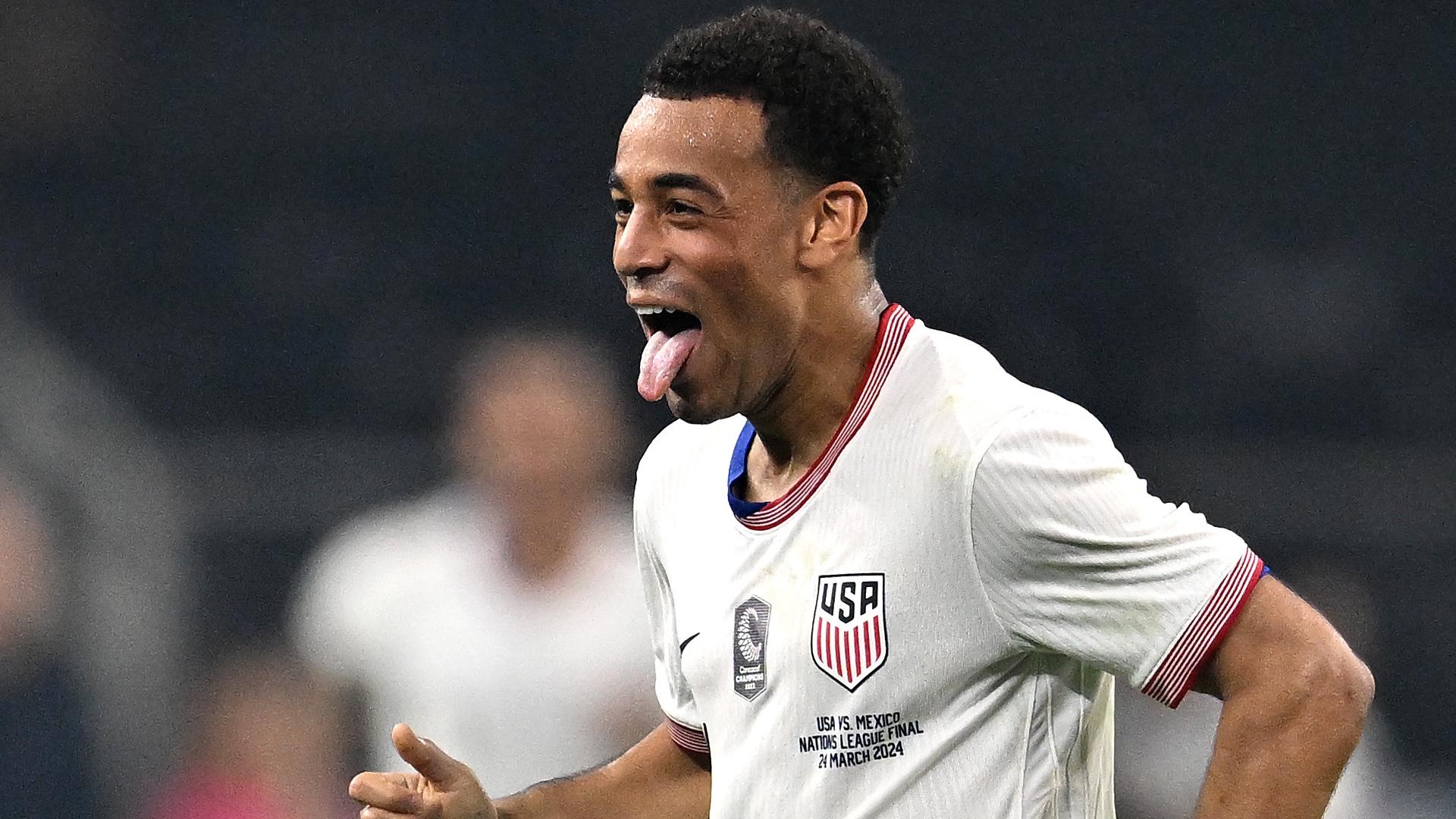 1920x1080 Tyler Adams goal: USMNT midfielder scores from 40 yards out vs. Mexico in CONCACAF Nations League Final