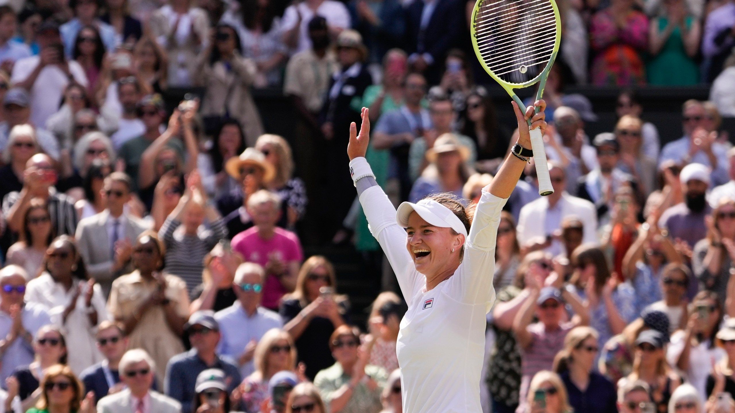 2560x1440 Barbora Krejcikova wins Wimbledon by beating Jasmine Paolini for her second Grand Slam trophy