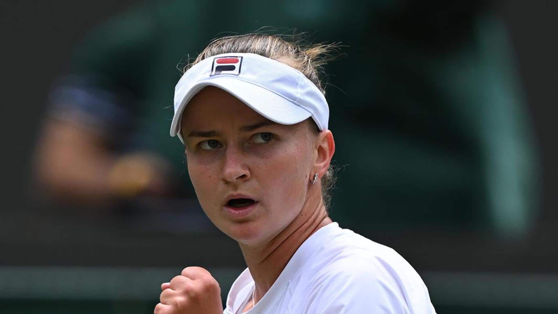 1920x1080 Barbora Krejcikova to face Elena Rybakina in Wimbledon 2024 semis