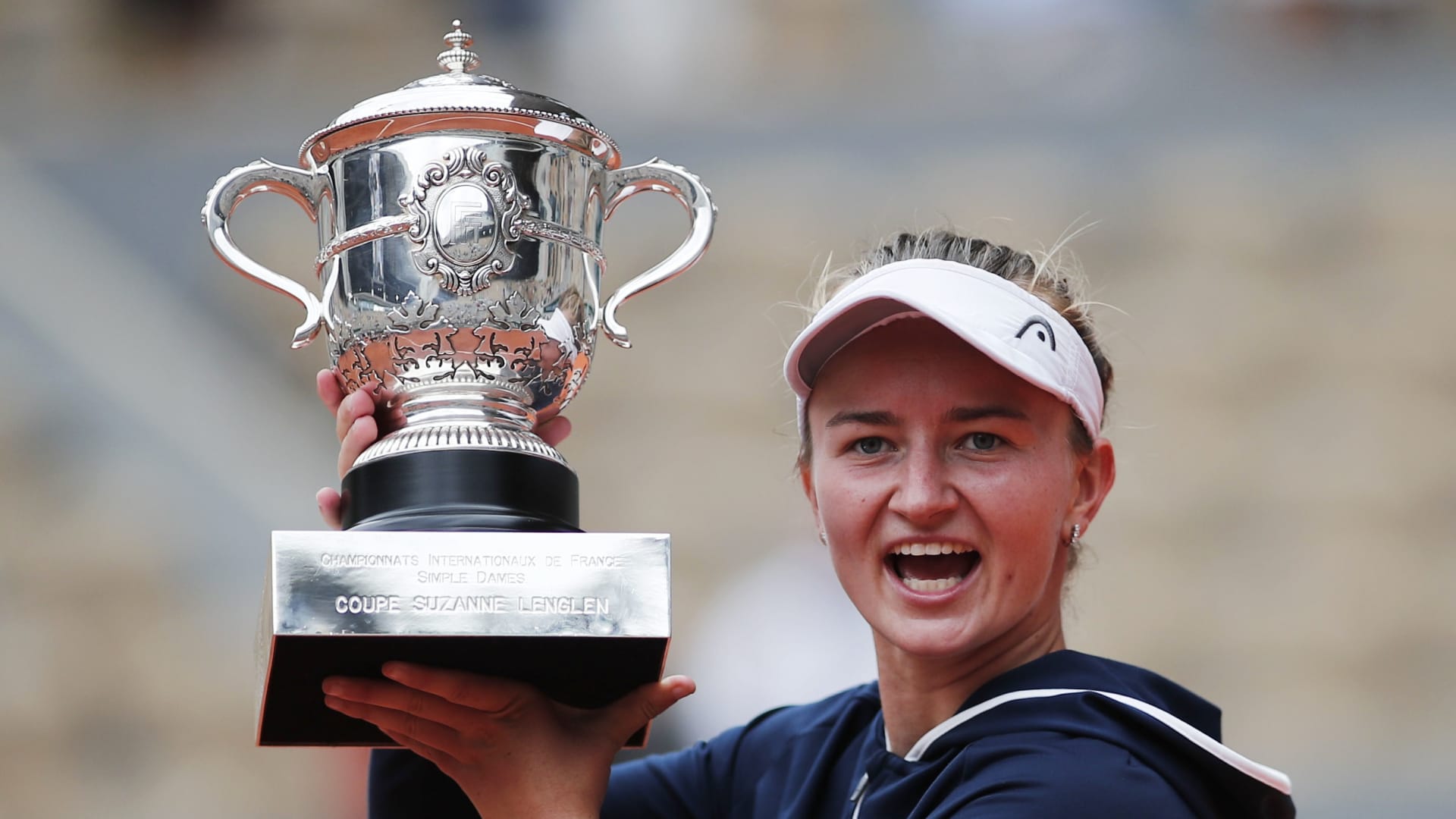 1920x1080 Unseeded tennis player Barbora Krejcikova wins first Grand Slam title at the French Open