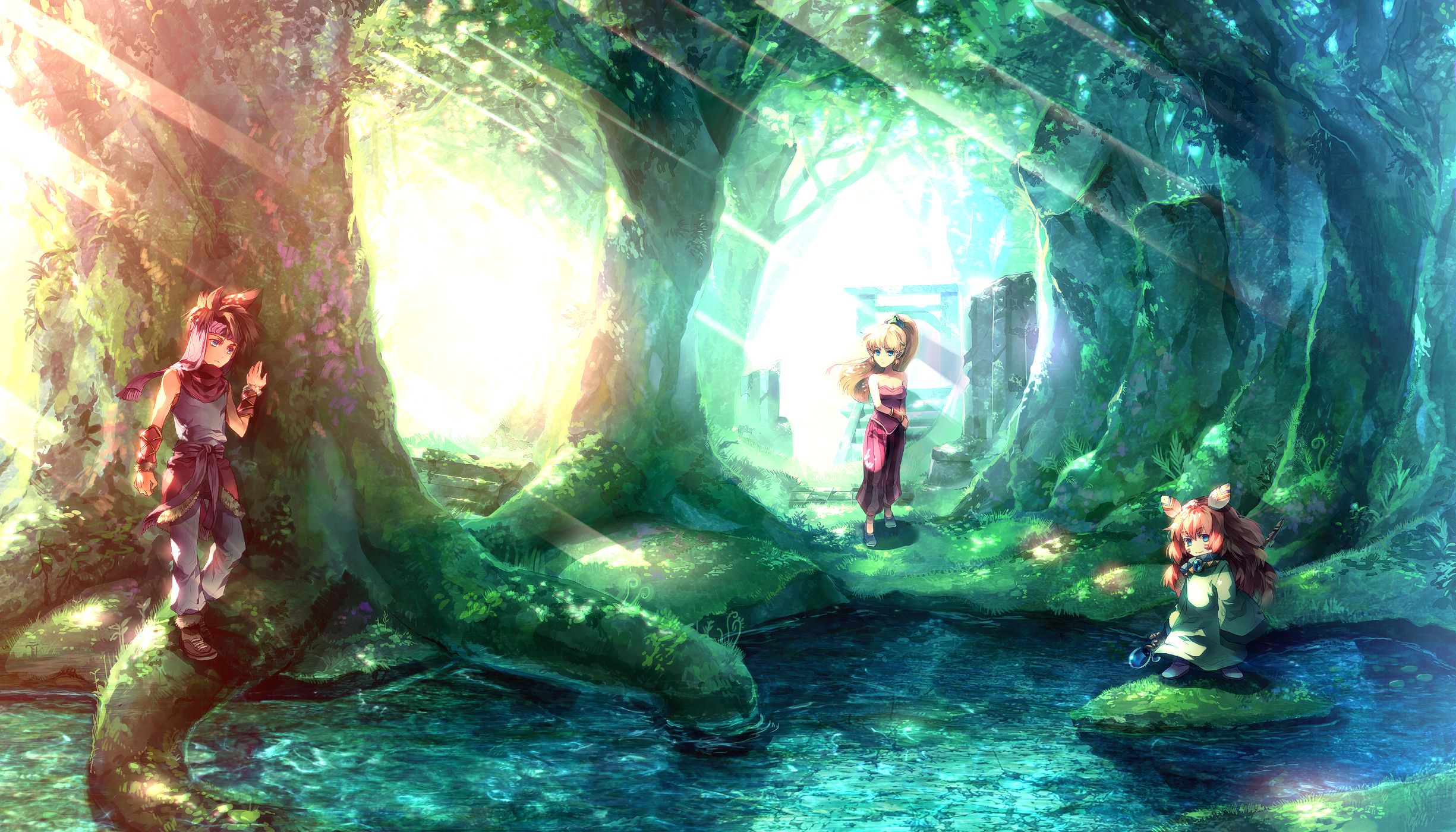 2450x1400 Free Secret Of Mana 4K Wallpaper & Desktop HD Background for PC