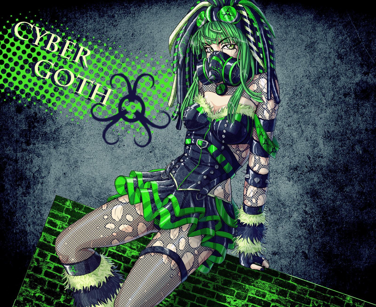1600x1305 Cybergoth Wallpaper
