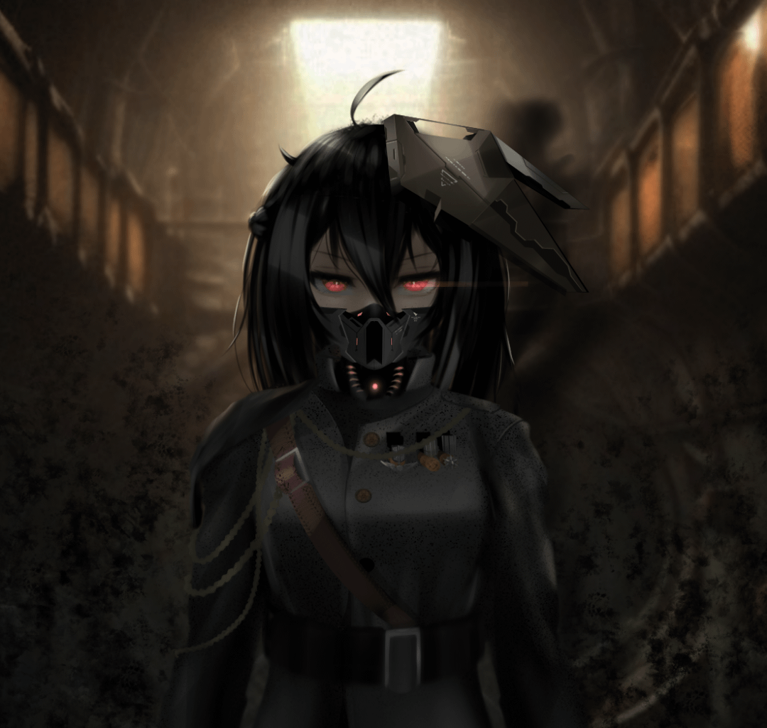 1080x1025 Cybergoth artwork. this is a dream I saw btw (art by me)