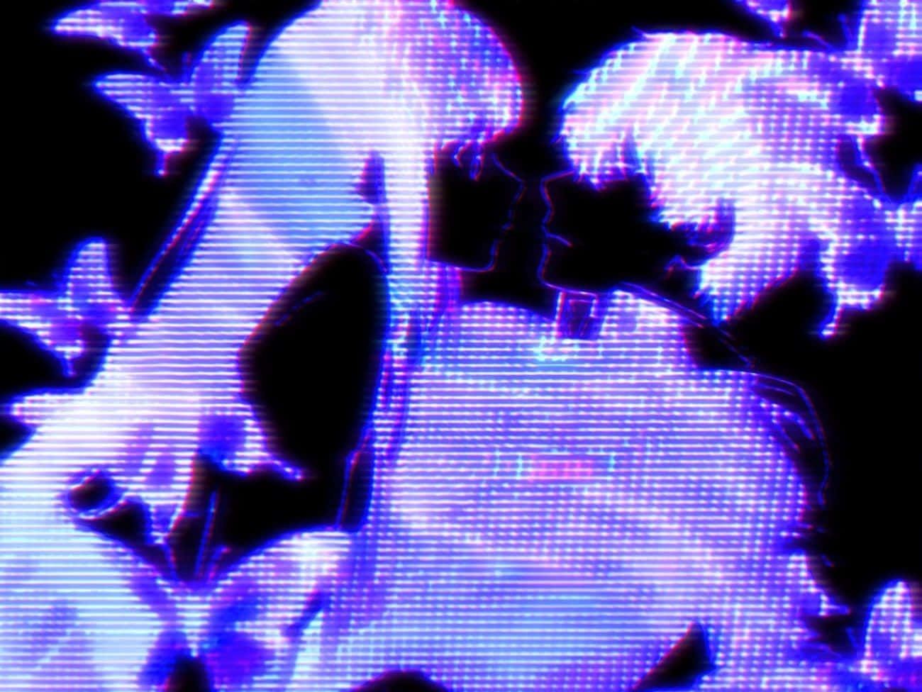 1300x976 Download Cyber Y2 K Glitch Art Profiles Wallpaper