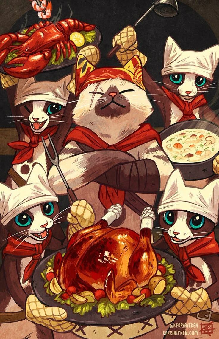 736x1137 Palico Chefs Print - $15.00. Monster hunter art, Monster hunter series, Monster hunter world